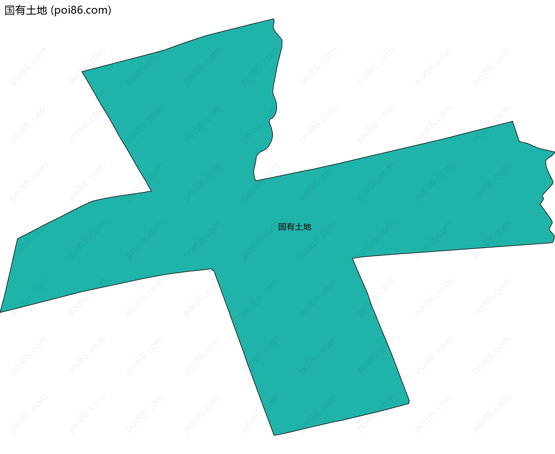 国有土地边界地图