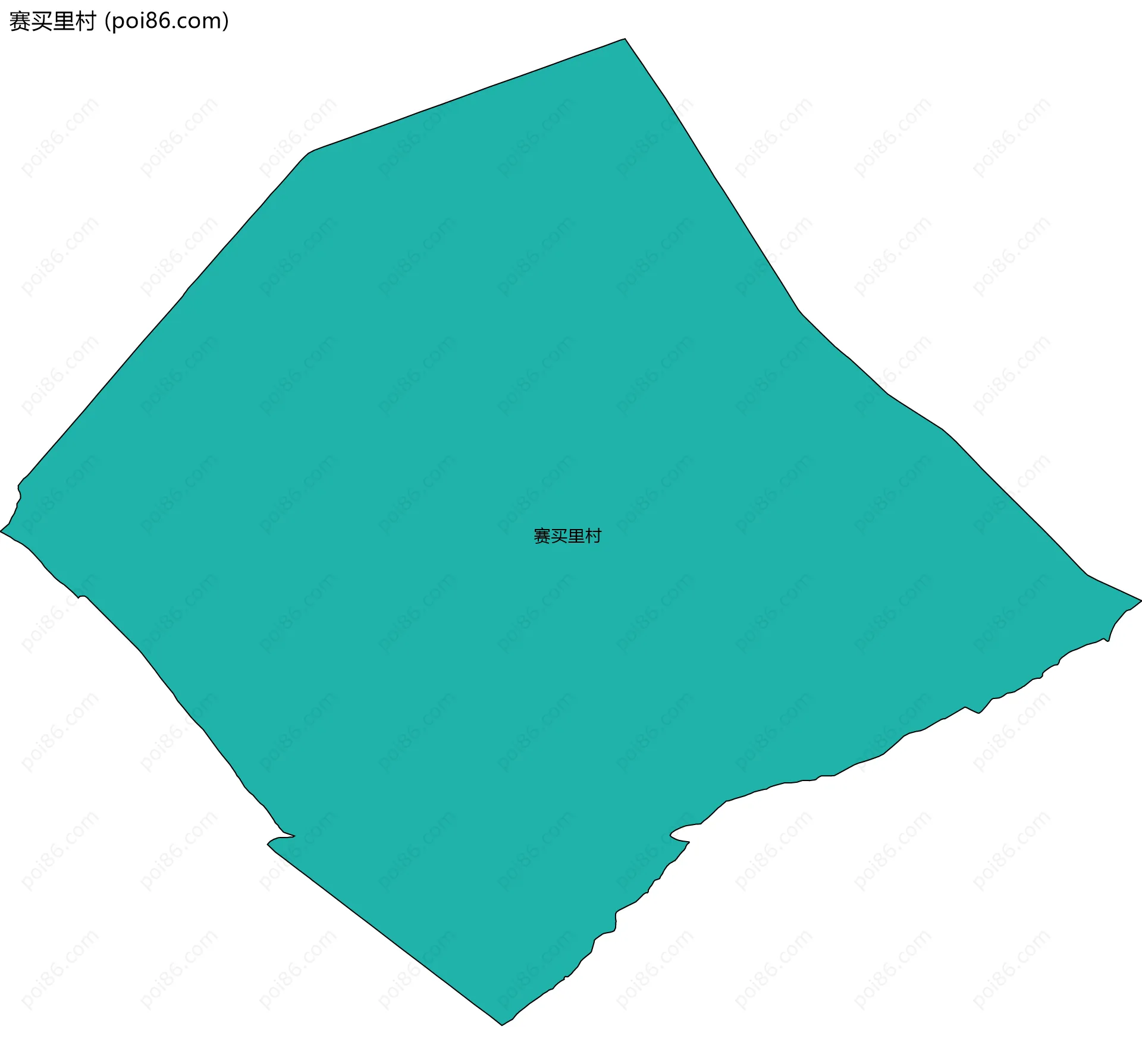 赛买里村边界地图
