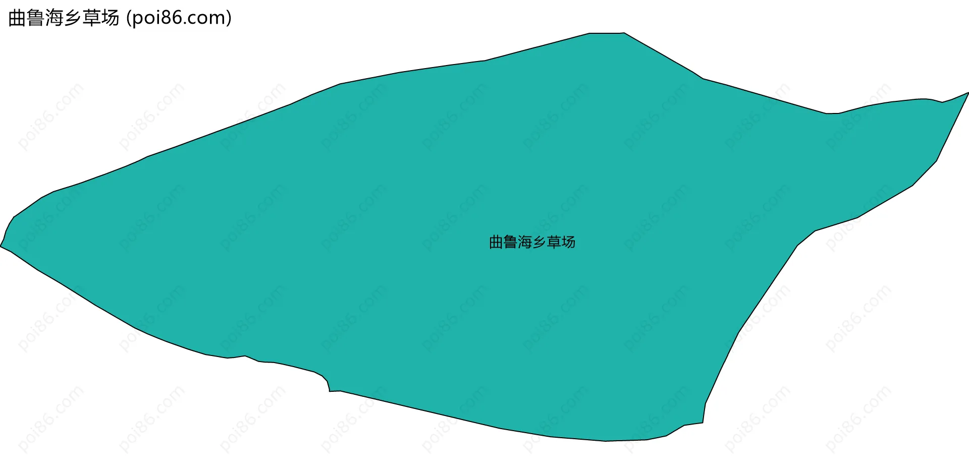 曲鲁海乡草场边界地图