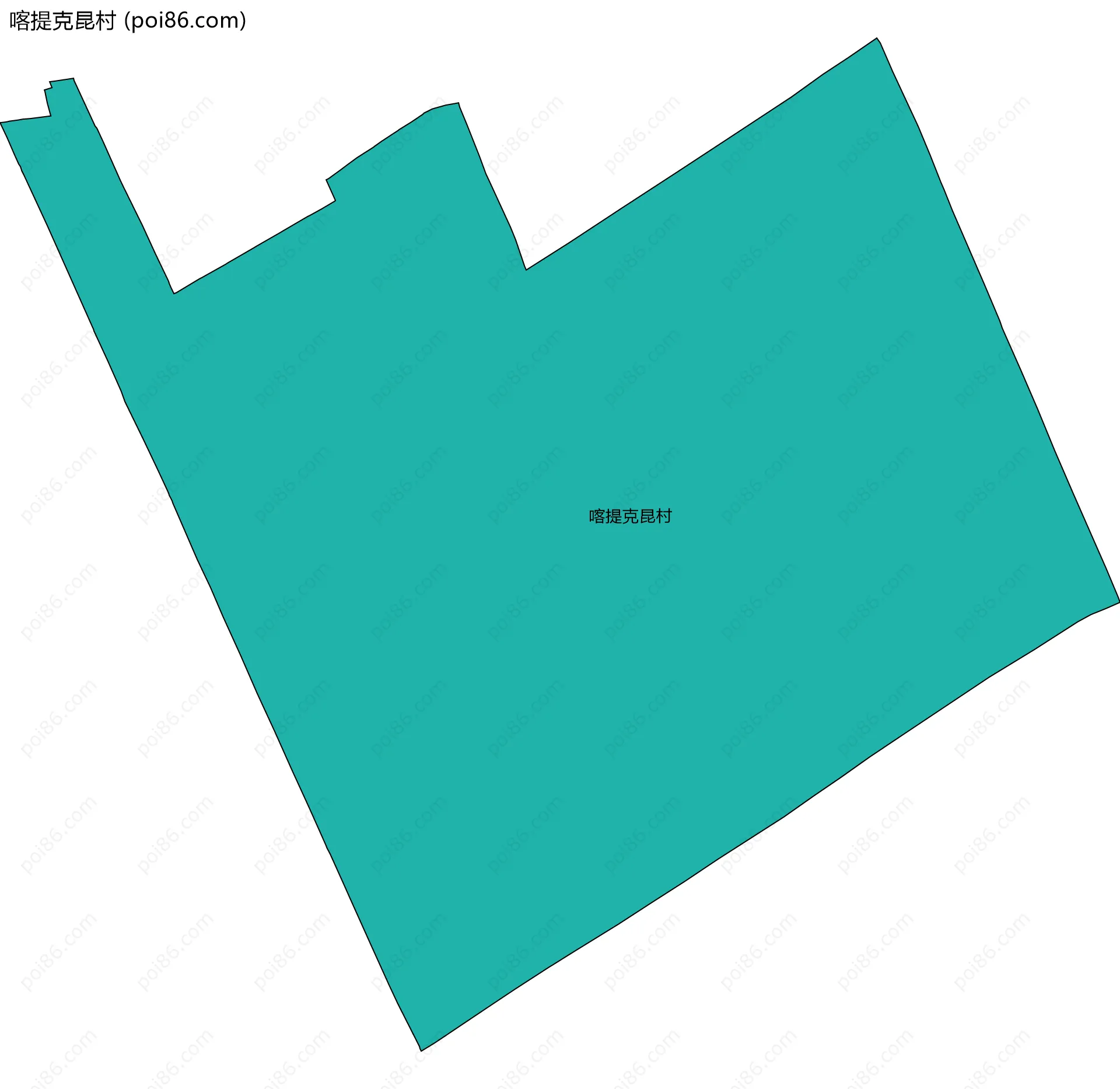 喀提克昆村边界地图