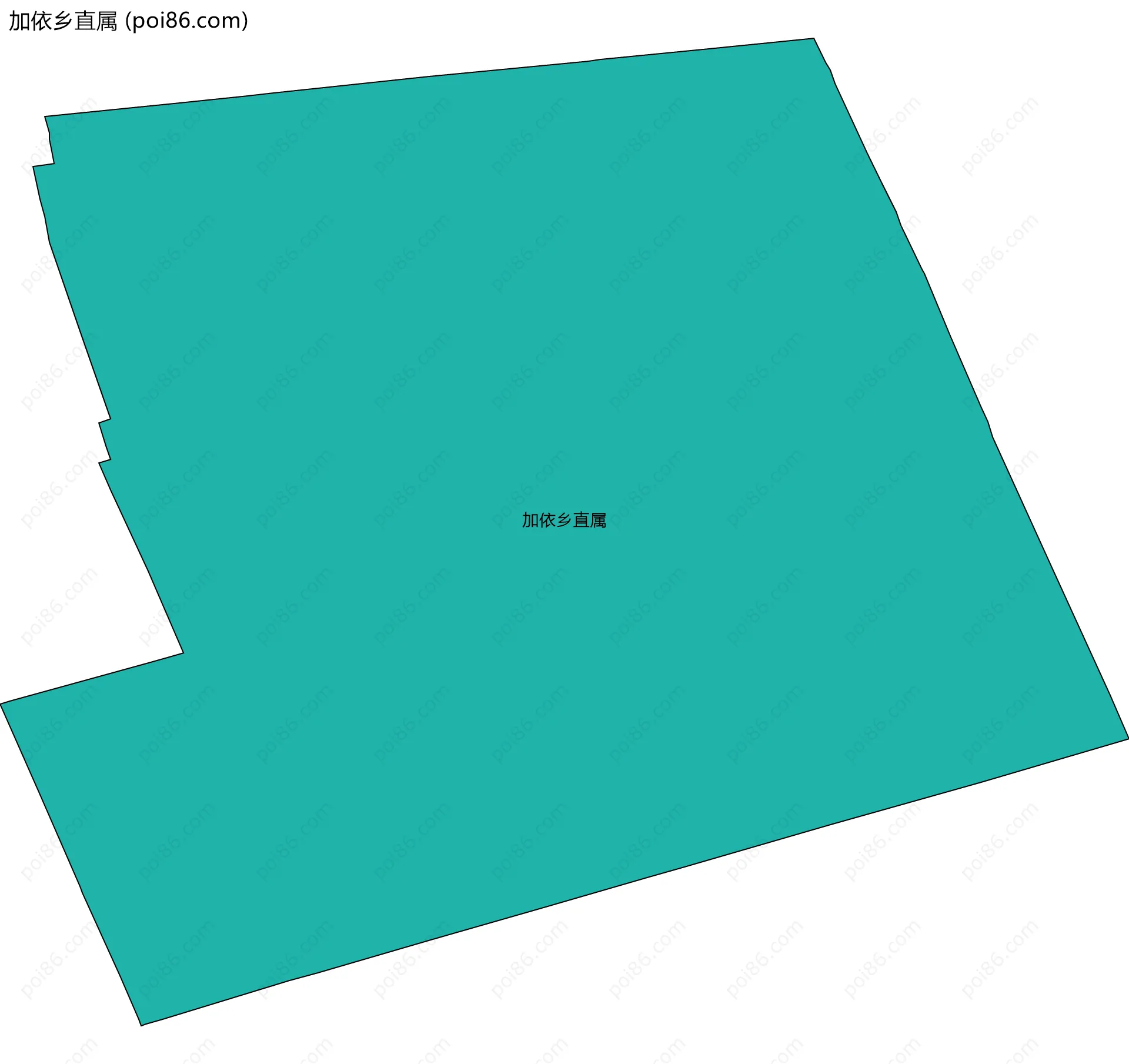加依乡直属边界地图