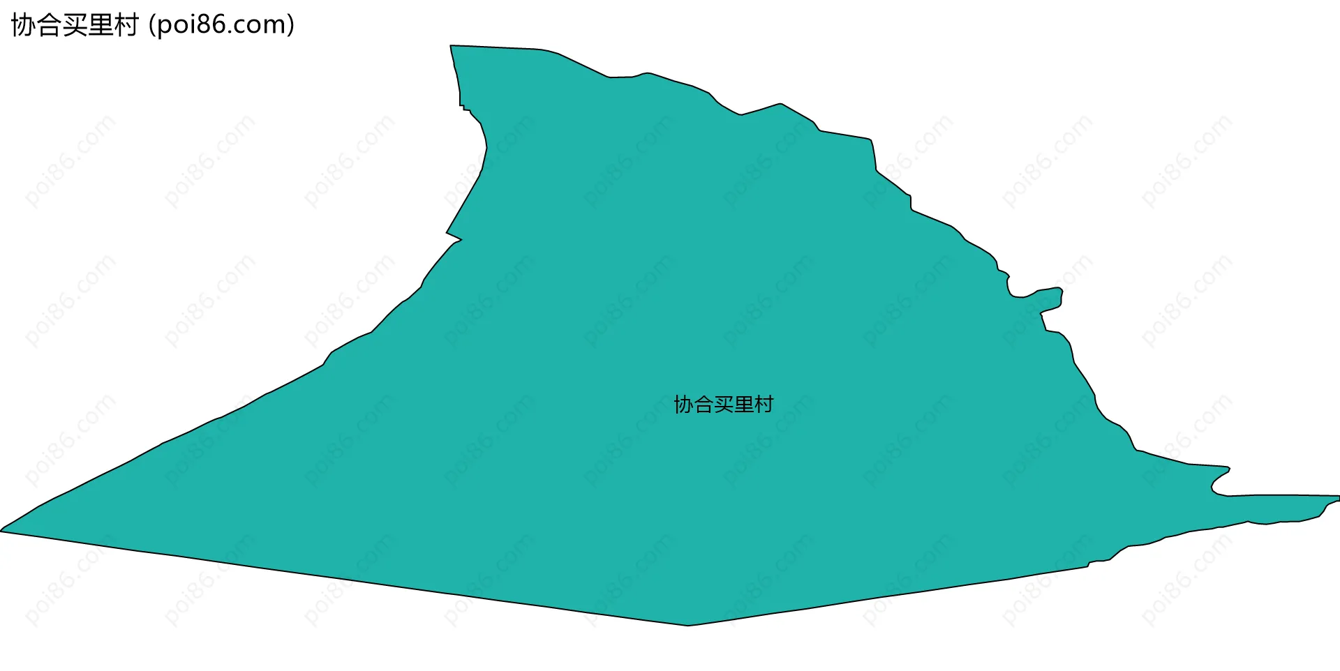 协合买里村边界地图