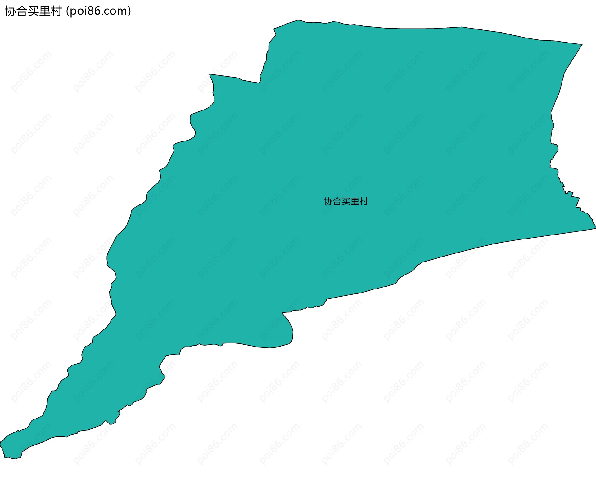 协合买里村边界地图