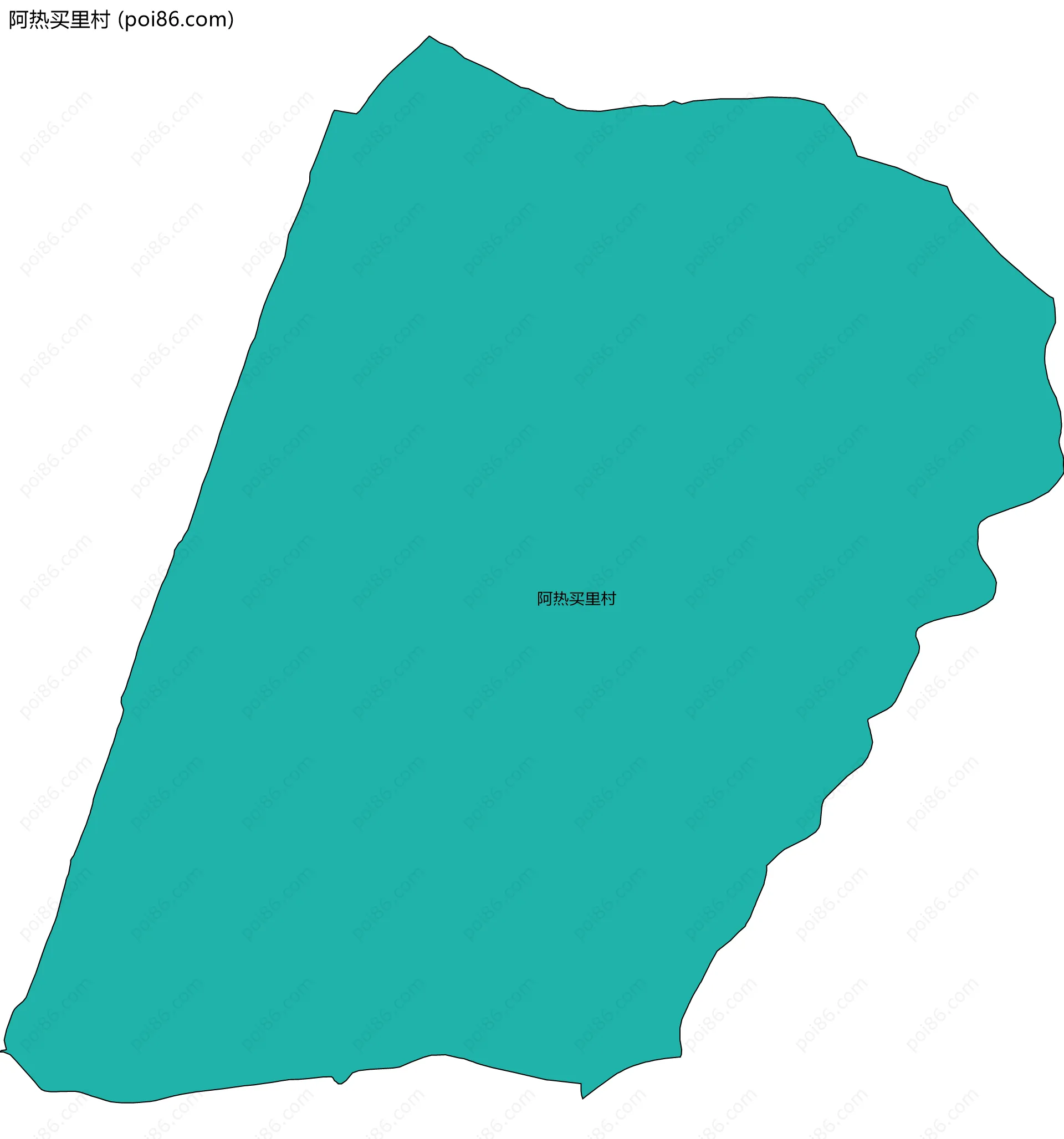 阿热买里村边界地图