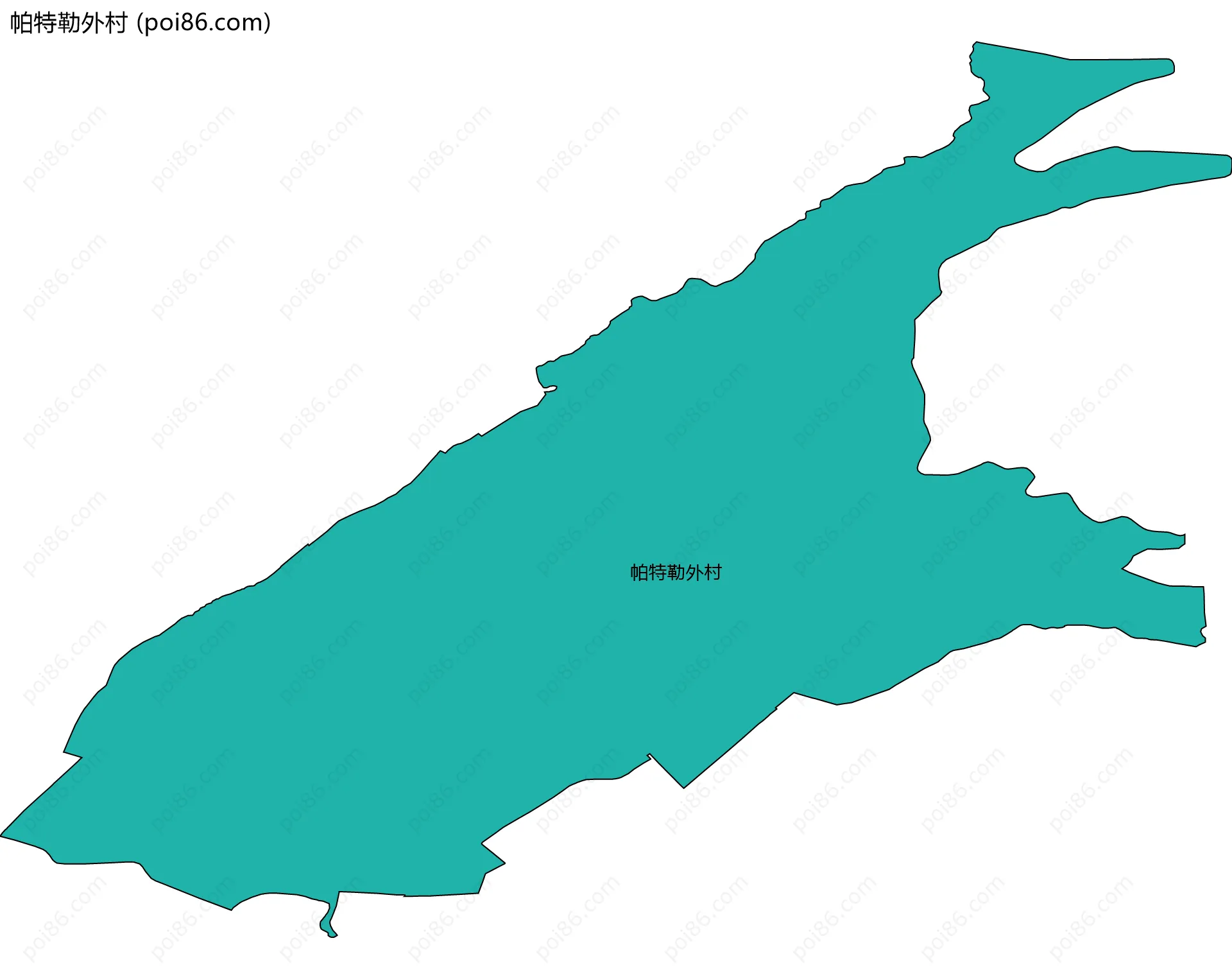 帕特勒外村边界地图