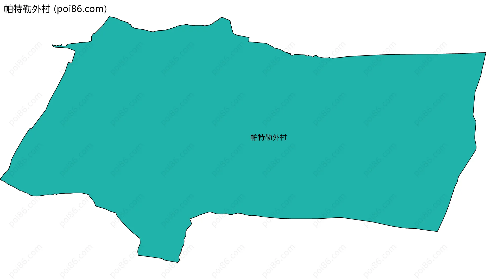 帕特勒外村边界地图