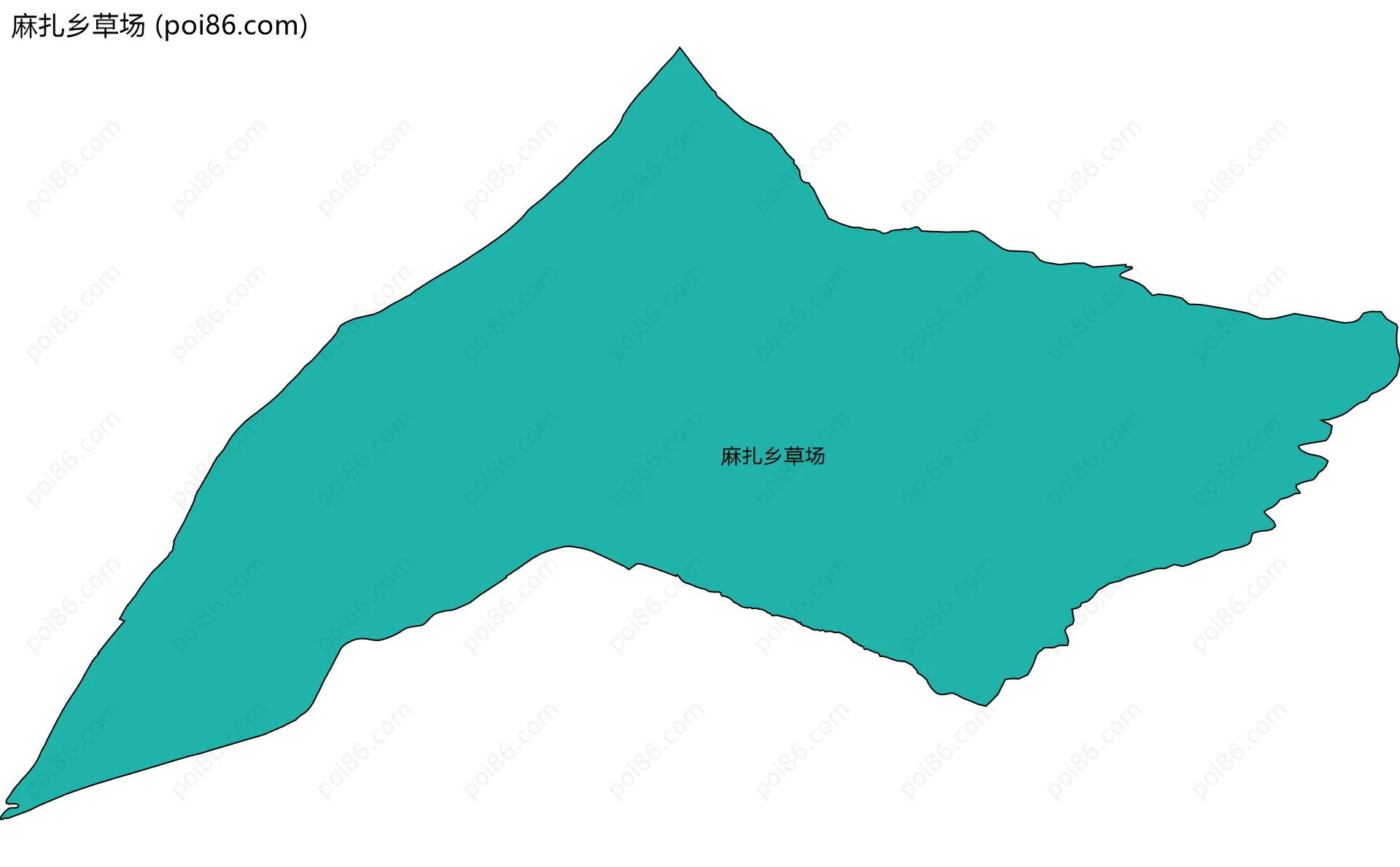 麻扎乡草场边界地图