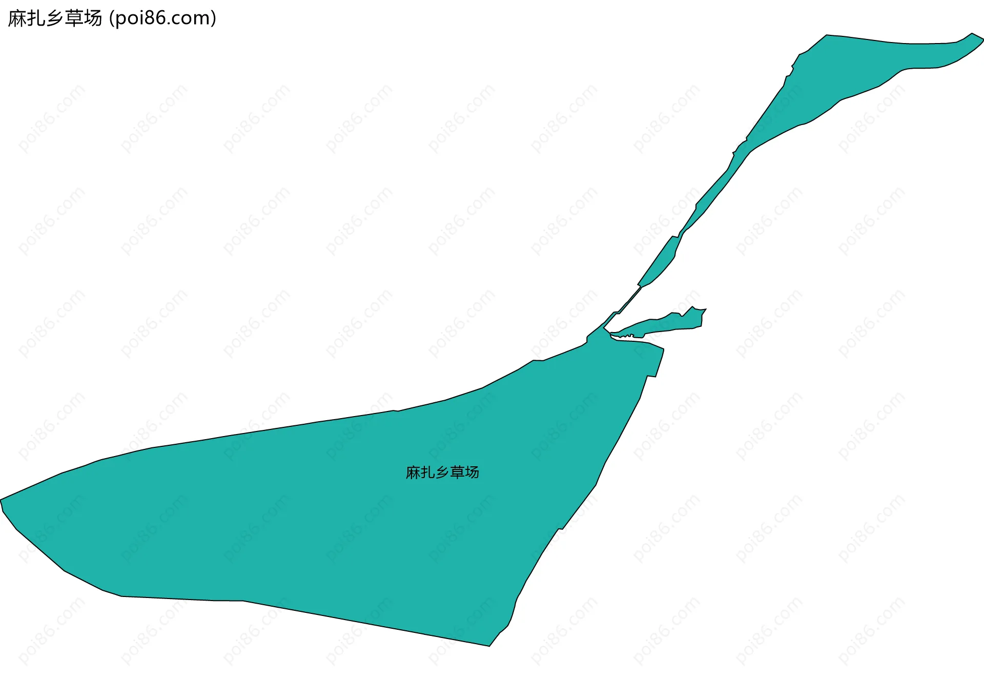 麻扎乡草场边界地图