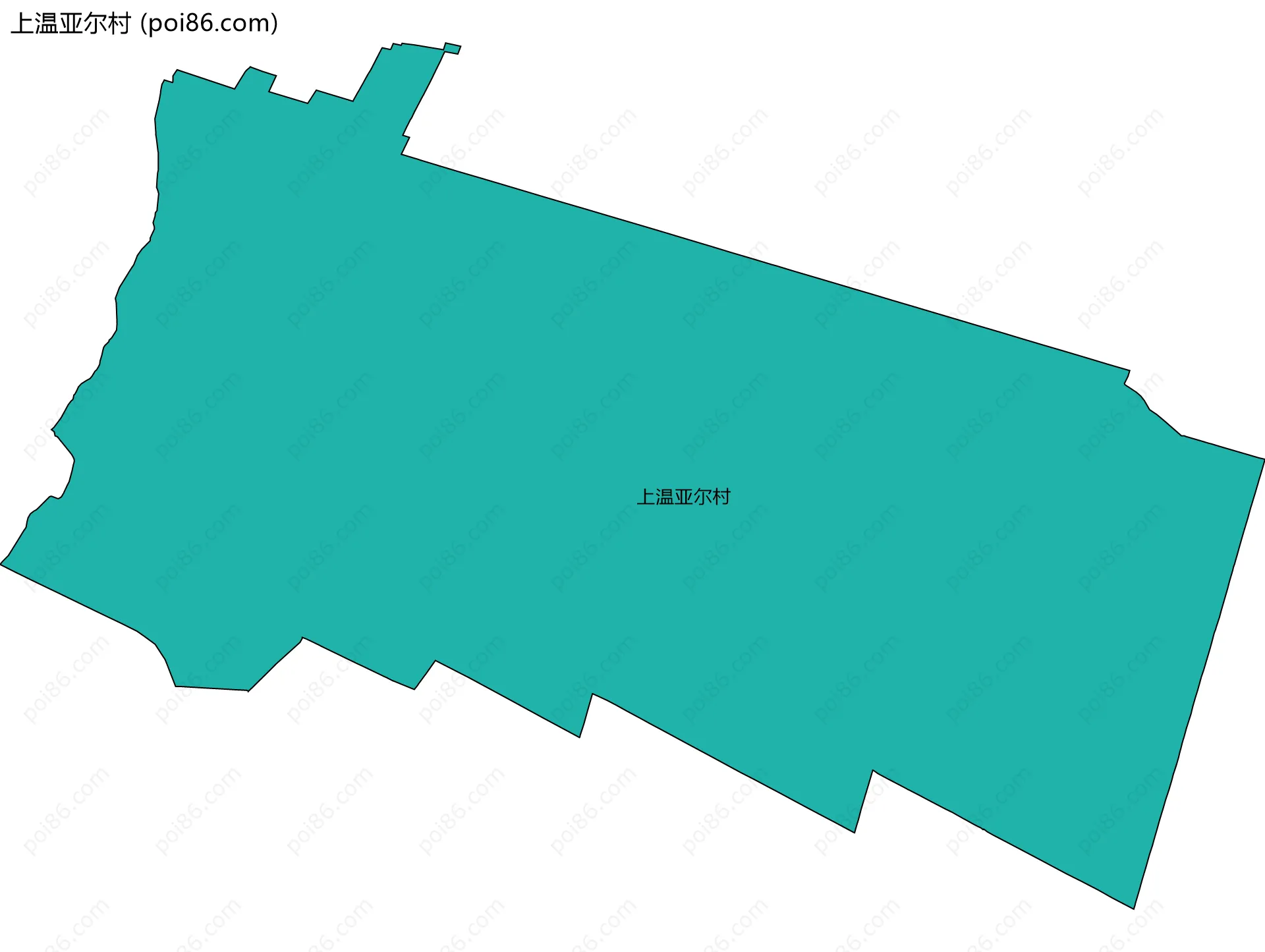 上温亚尔村边界地图