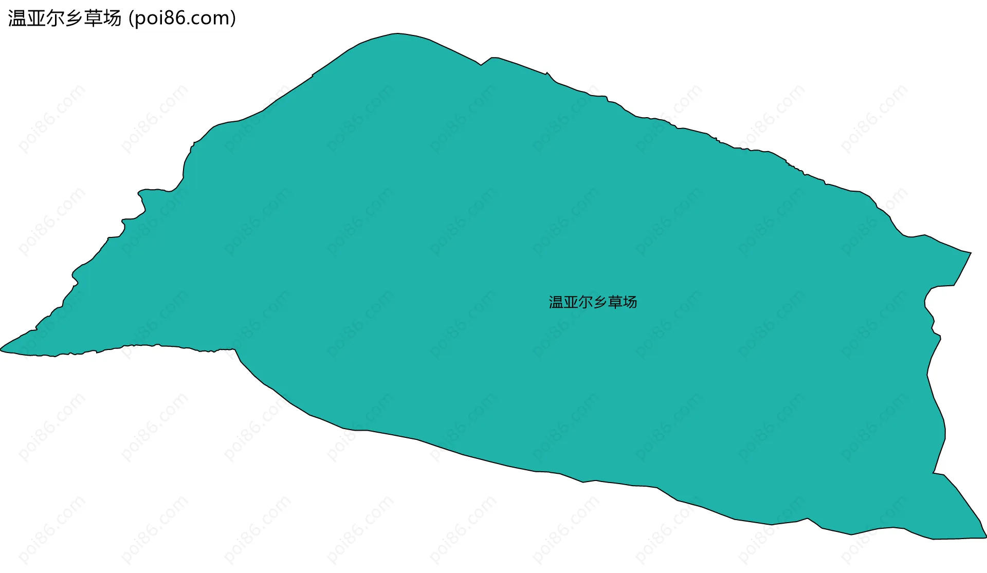 温亚尔乡草场边界地图