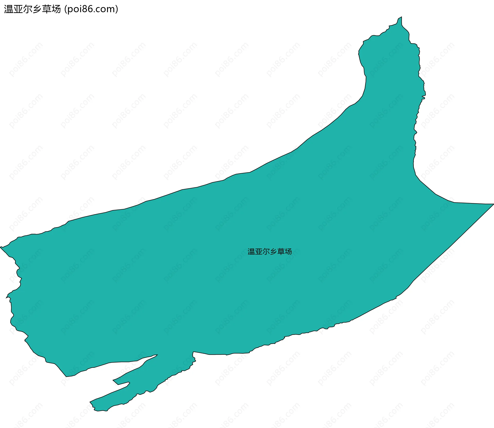 温亚尔乡草场边界地图