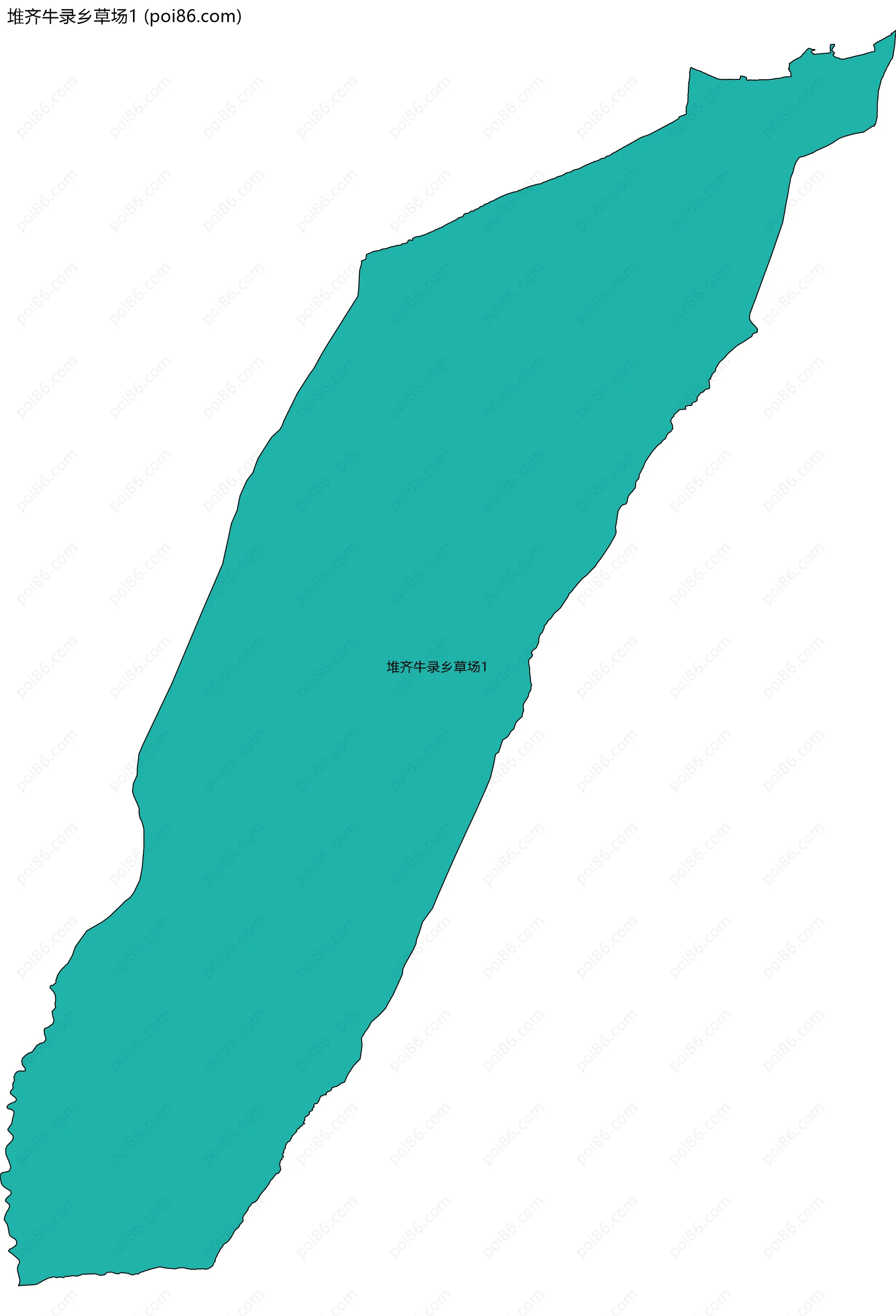 堆齐牛录乡草场1边界地图