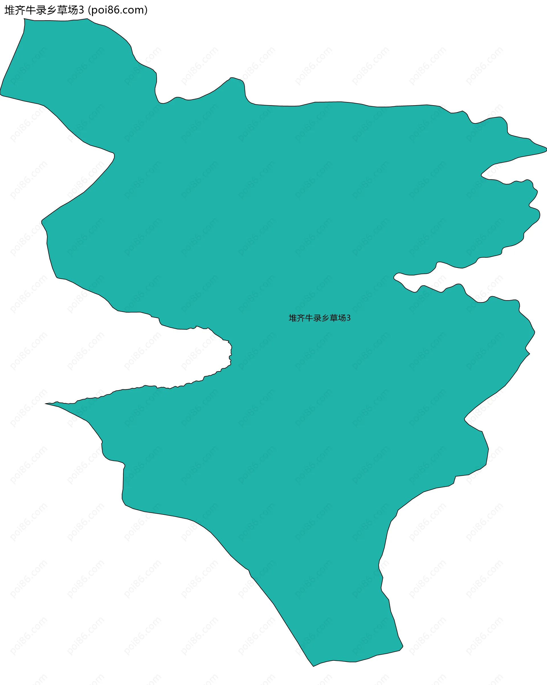 堆齐牛录乡草场3边界地图