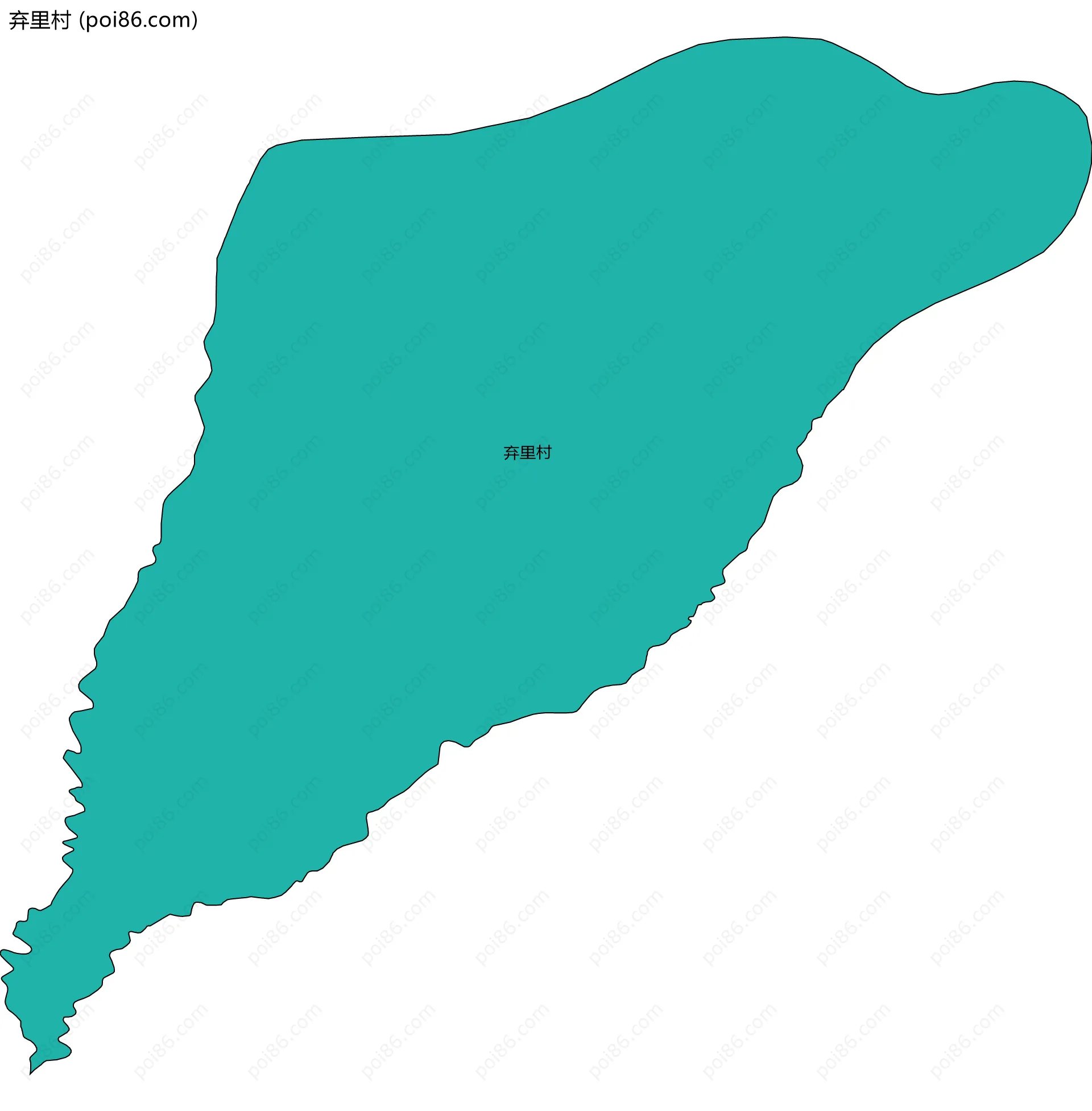 弃里村边界地图