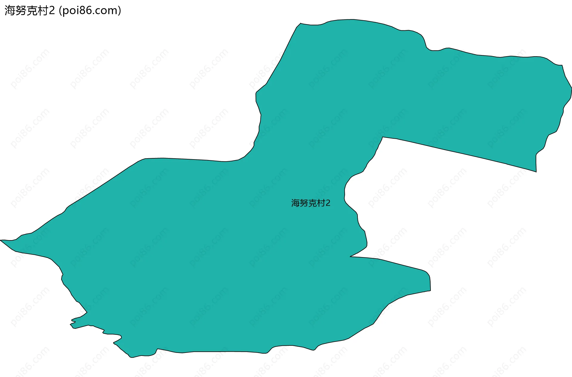 海努克村2边界地图