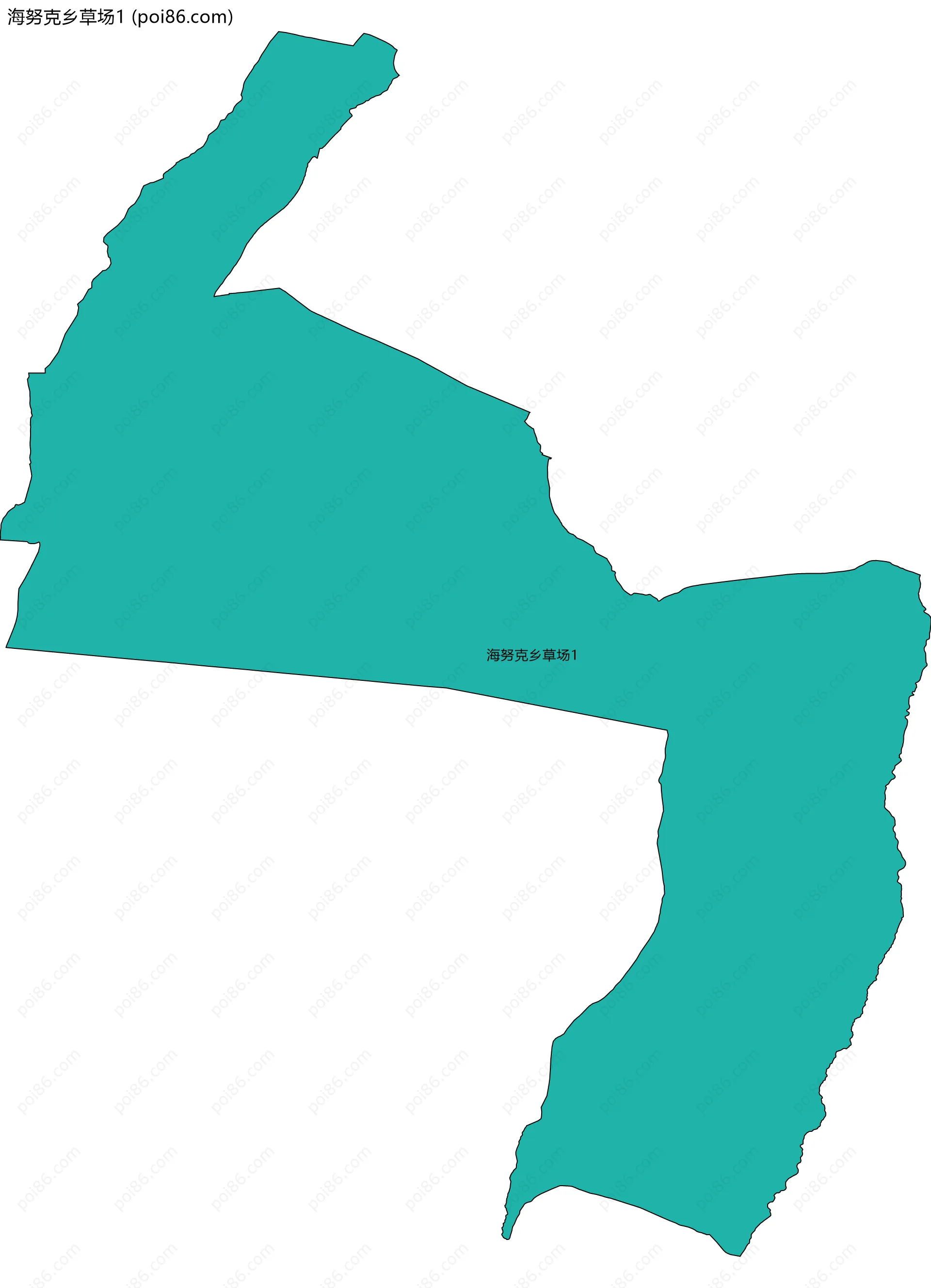 海努克乡草场1边界地图