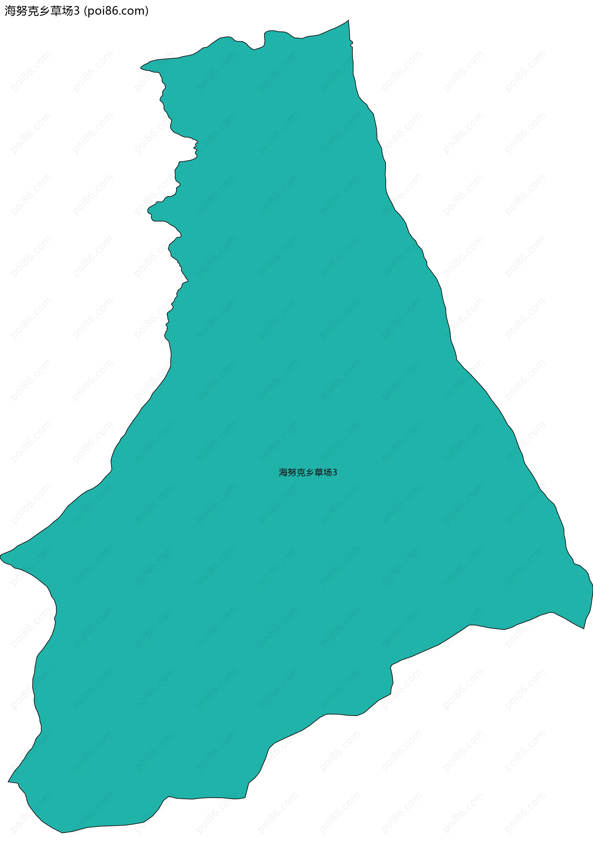 海努克乡草场3边界地图