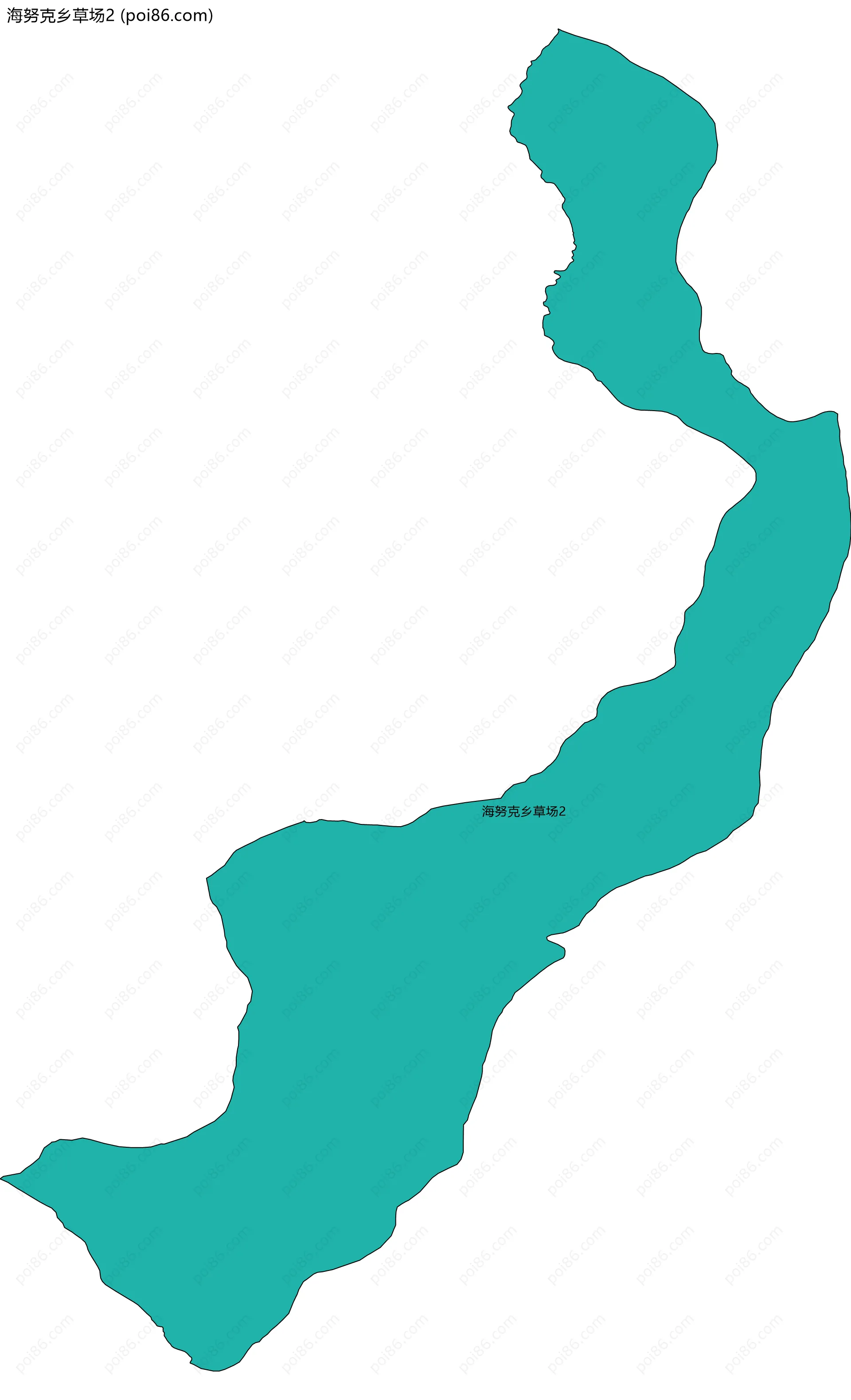 海努克乡草场2边界地图