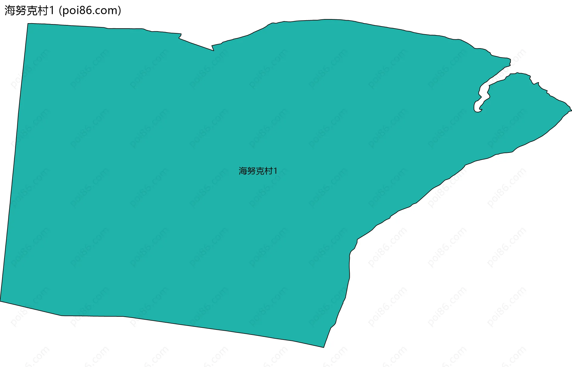 海努克村1边界地图