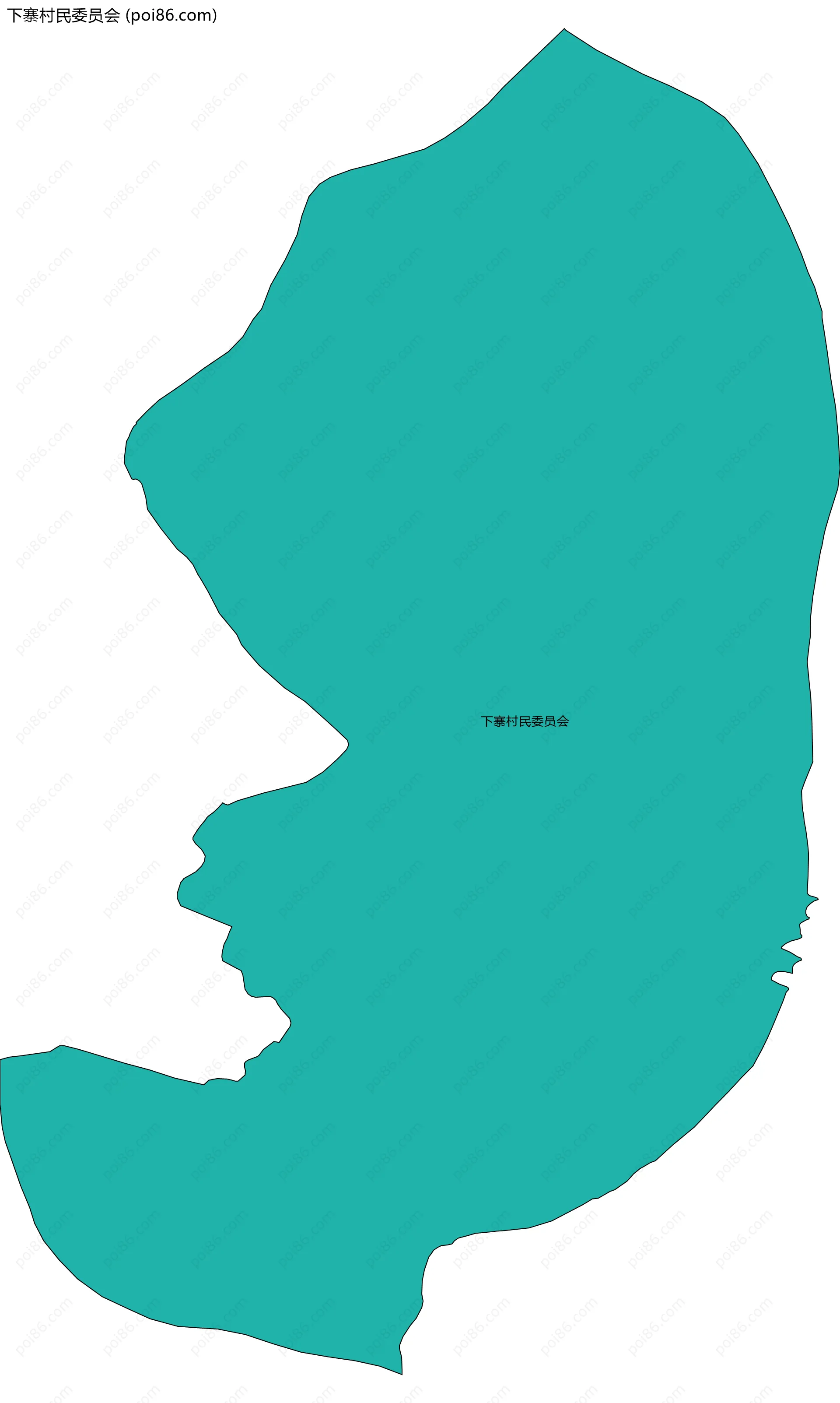 下寨村民委员会边界地图