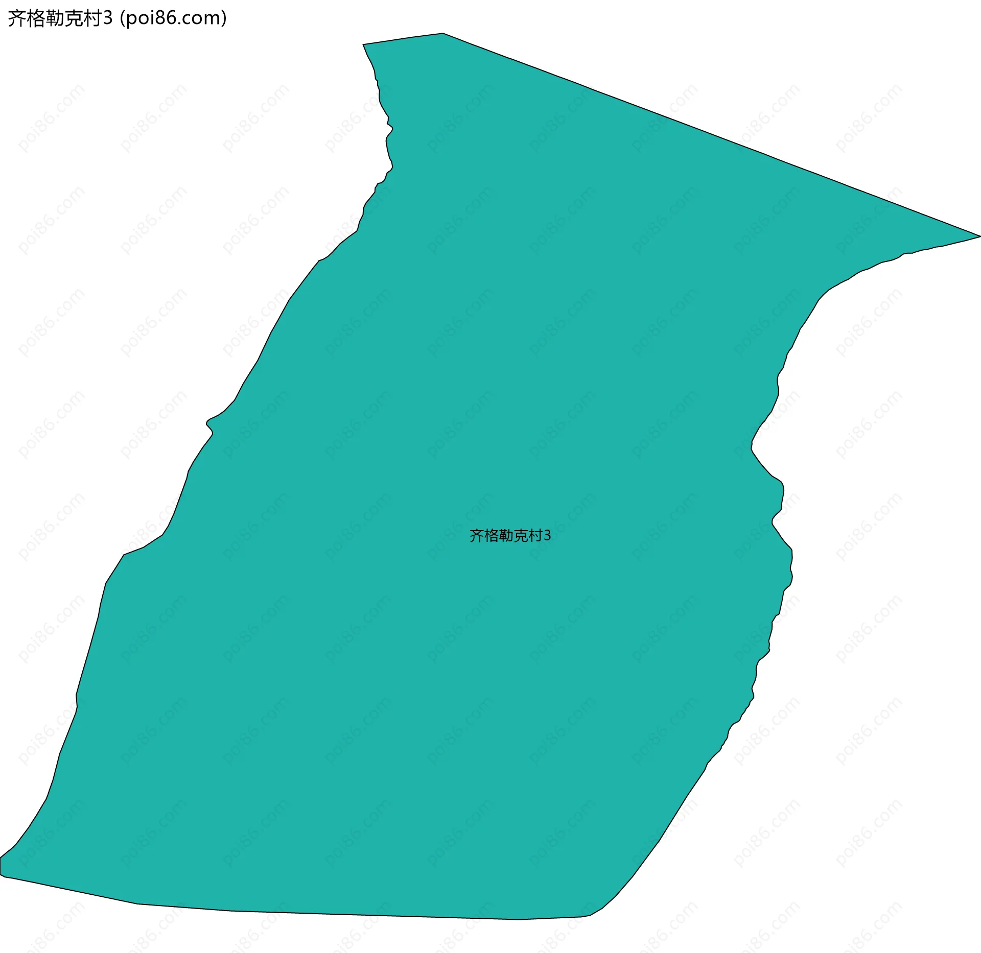 齐格勒克村3边界地图