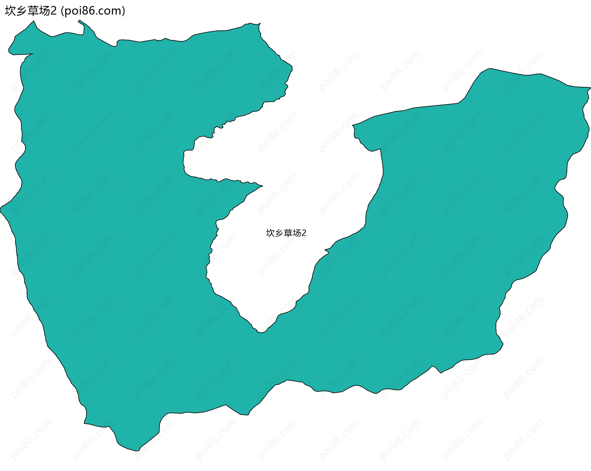 坎乡草场2边界地图