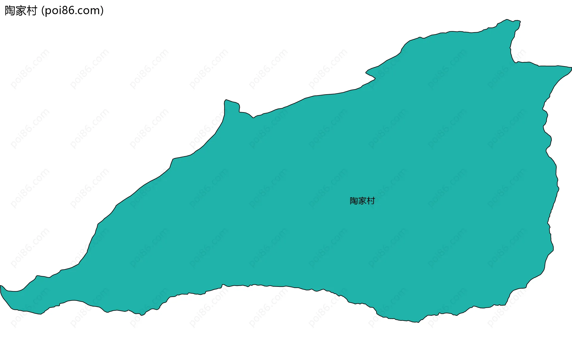 陶家村边界地图