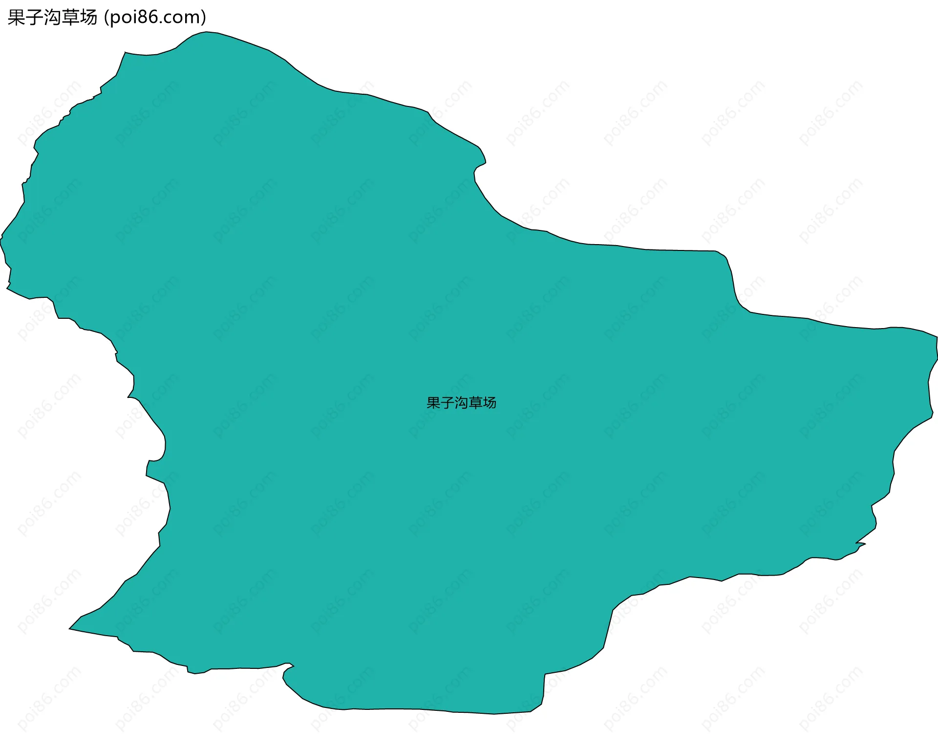 果子沟草场边界地图