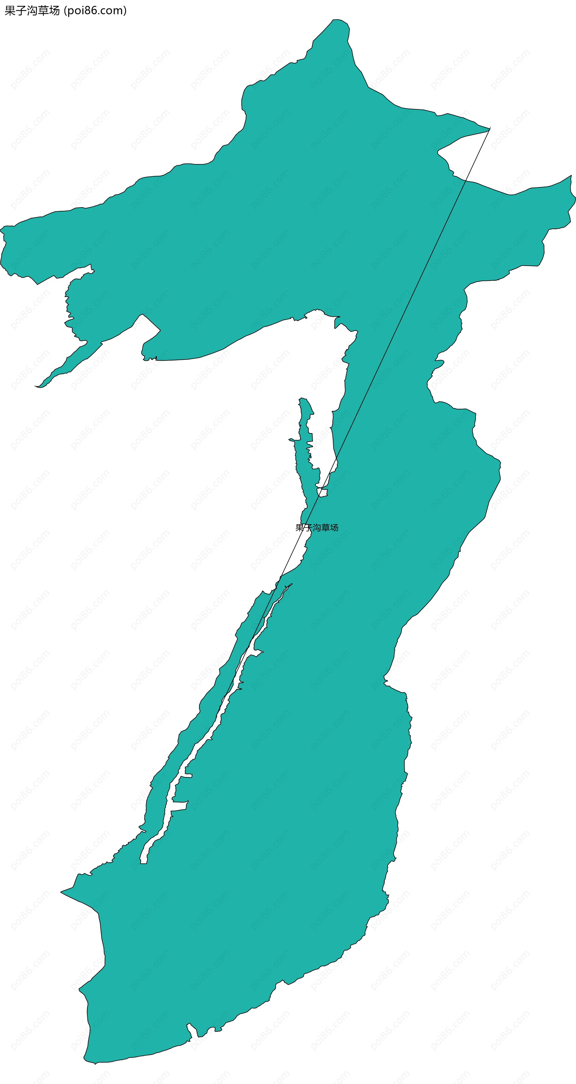 果子沟草场边界地图