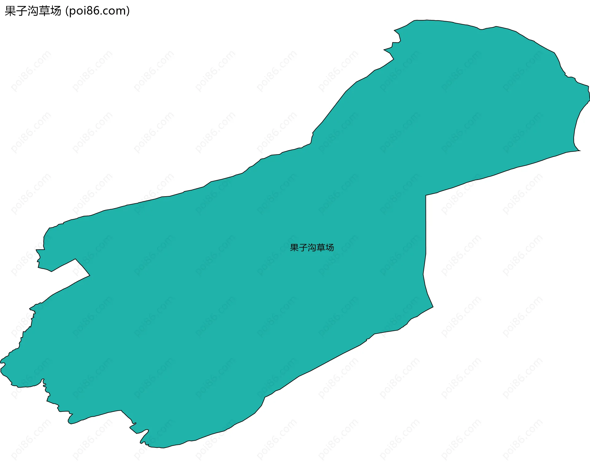 果子沟草场边界地图