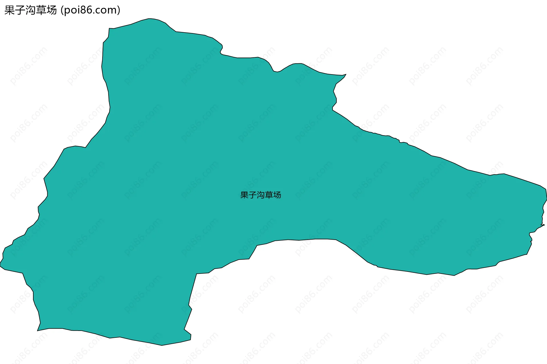 果子沟草场边界地图