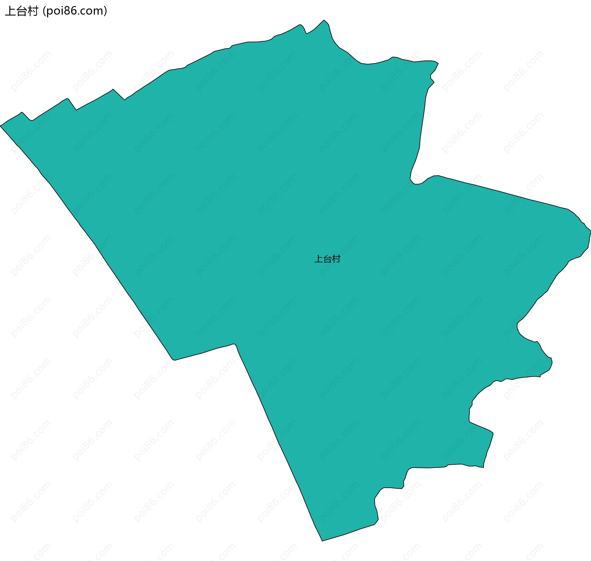 上台村边界地图