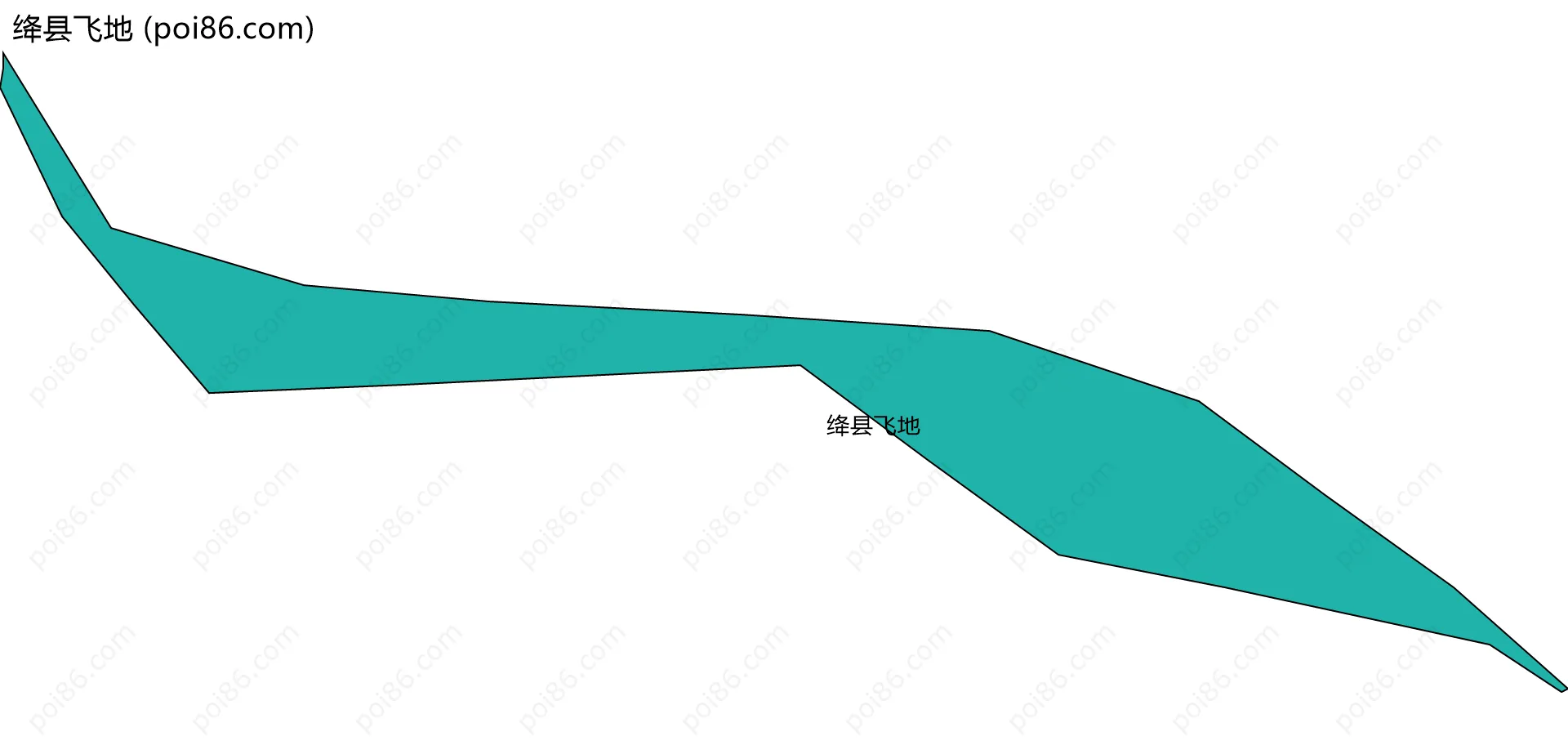 绛县飞地边界地图