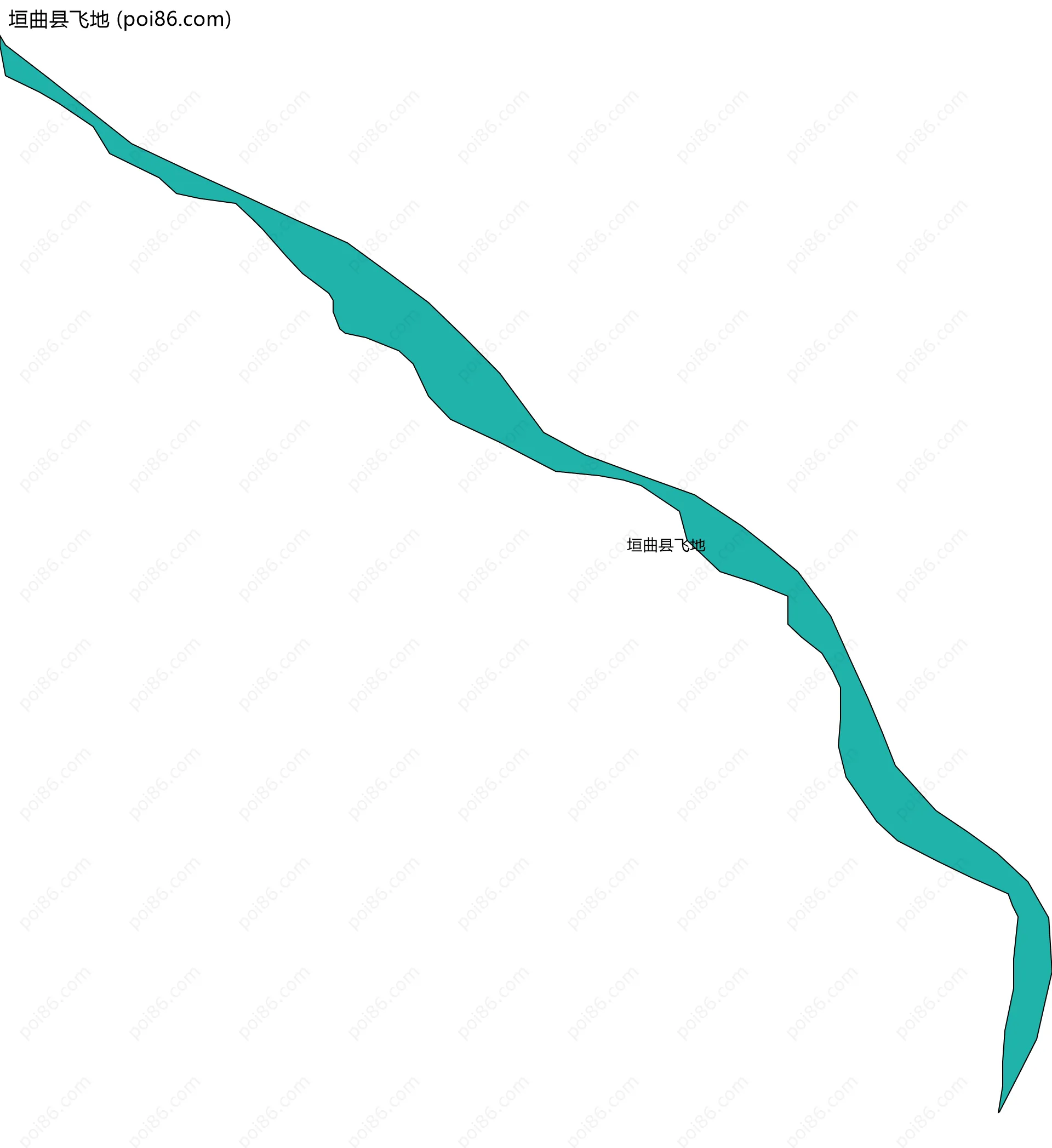 垣曲县飞地边界地图