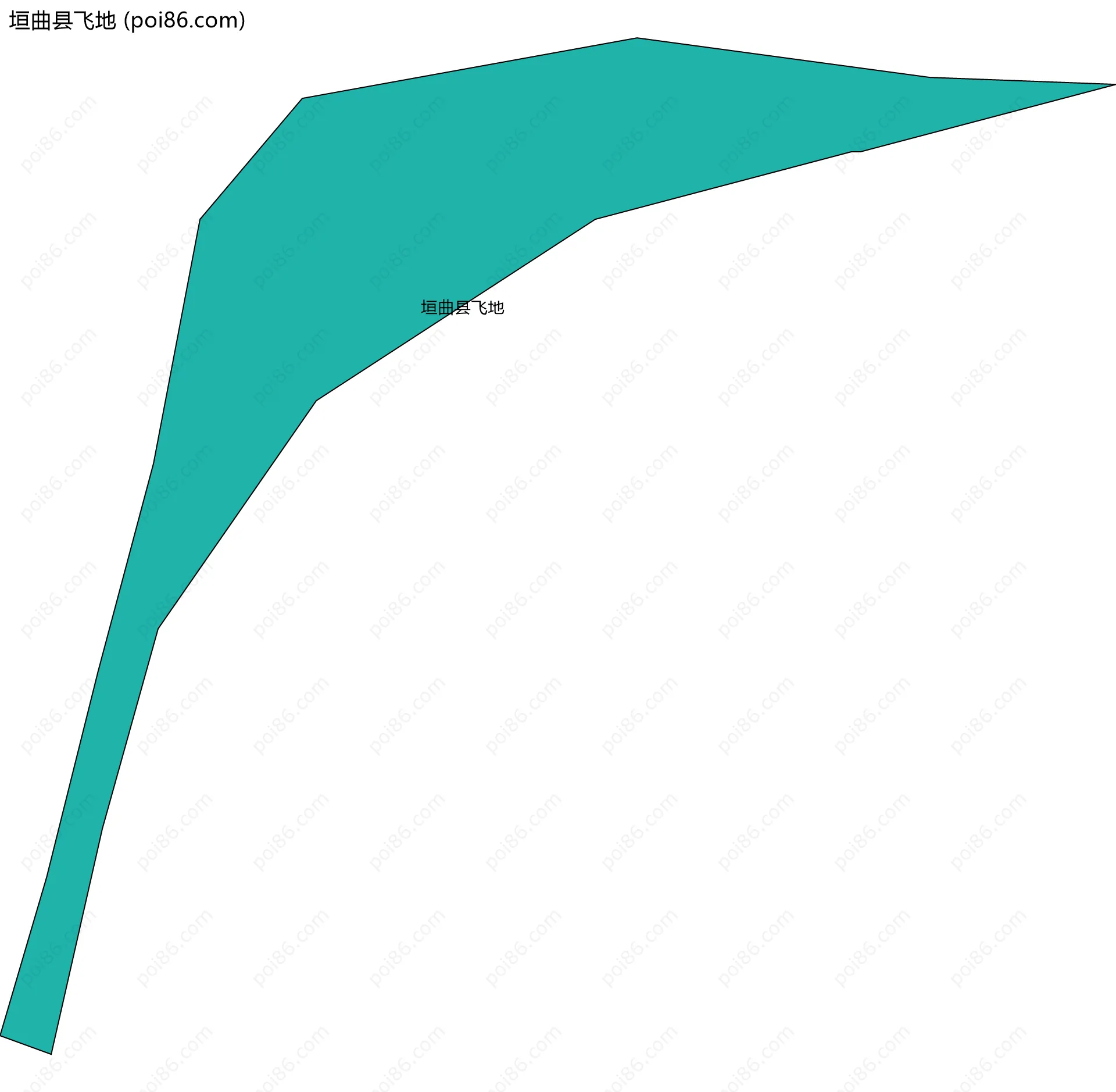 垣曲县飞地边界地图