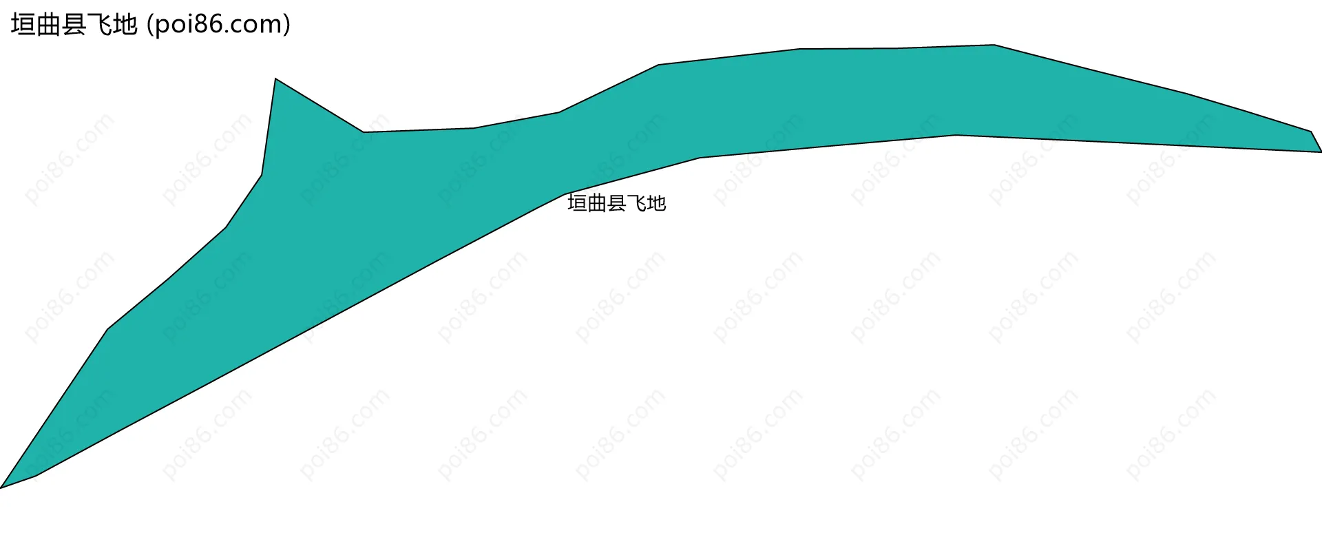 垣曲县飞地边界地图