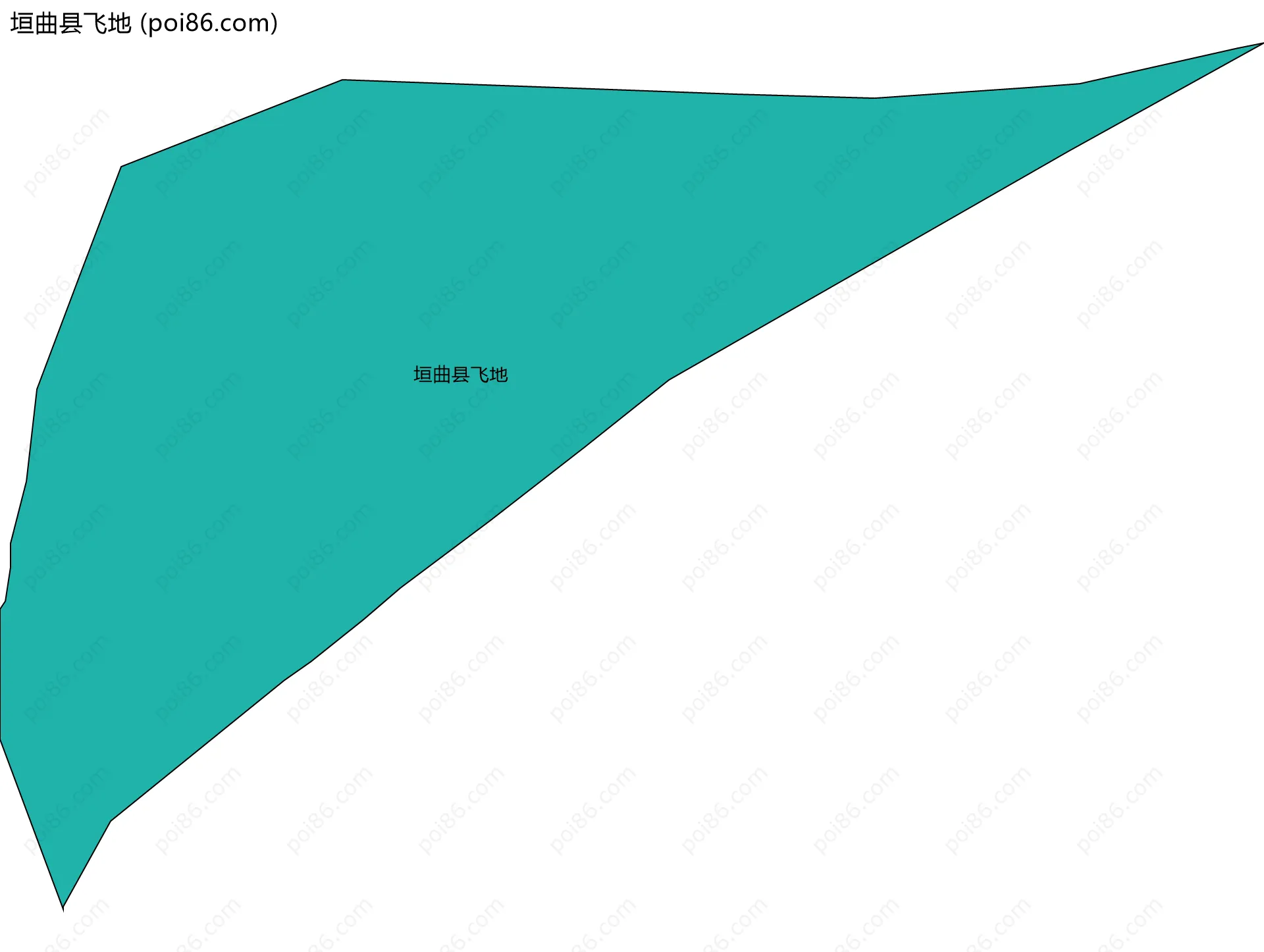 垣曲县飞地边界地图
