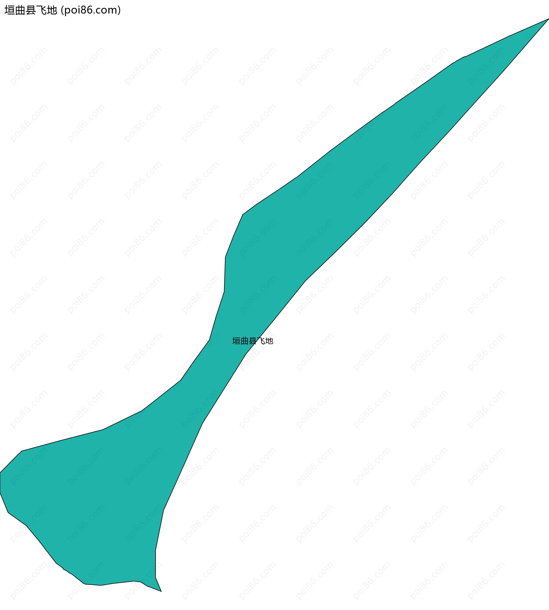 垣曲县飞地边界地图