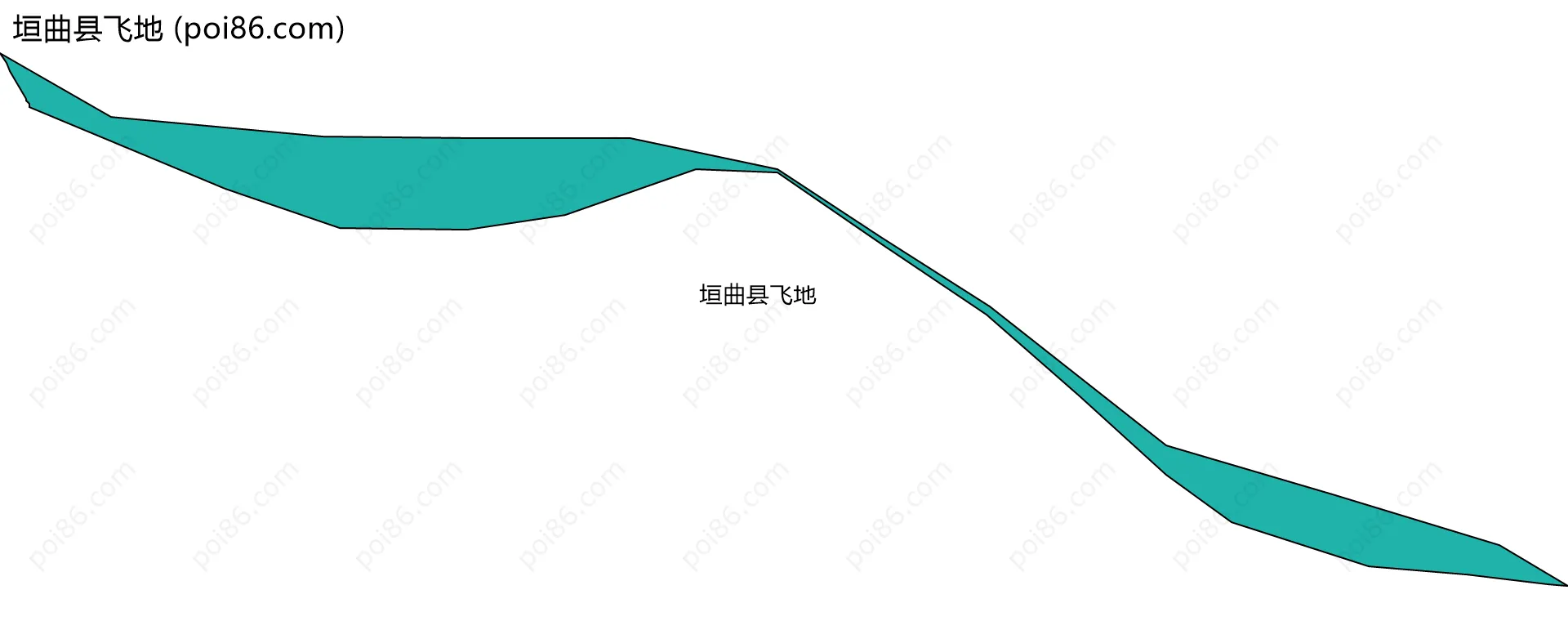 垣曲县飞地边界地图