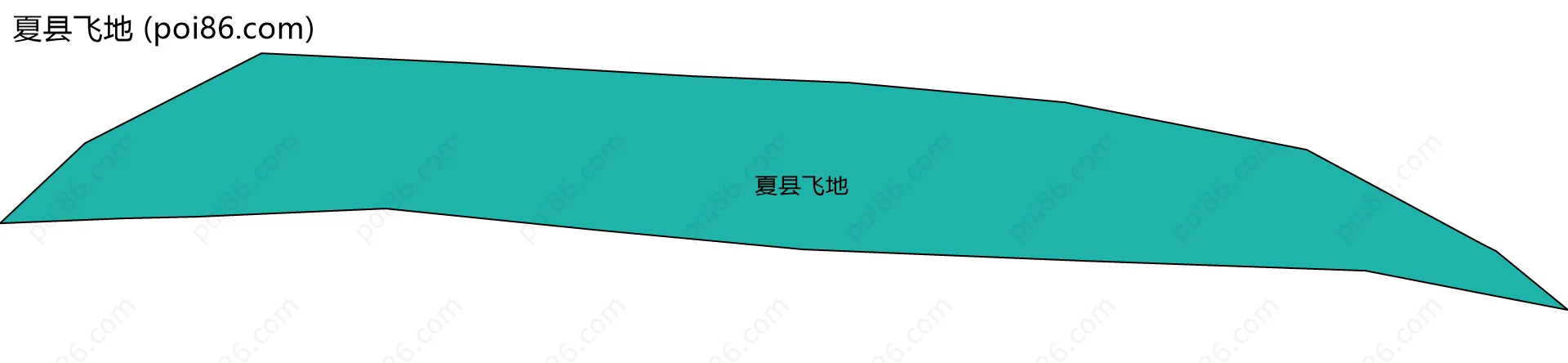 夏县飞地边界地图