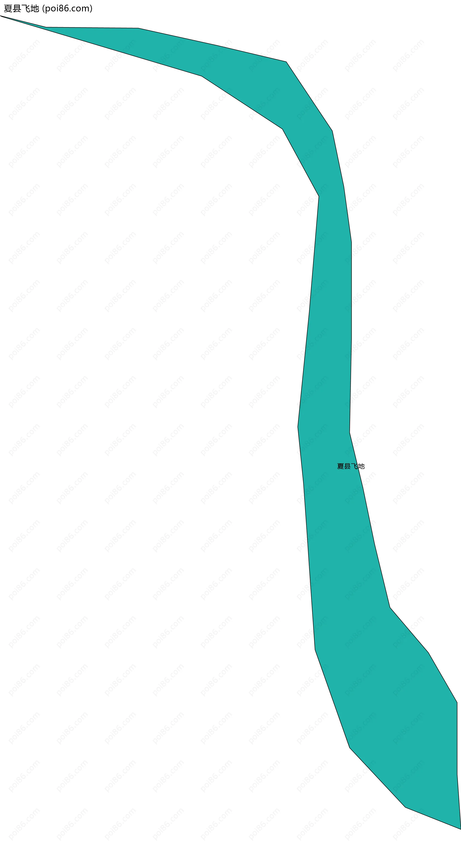 夏县飞地边界地图