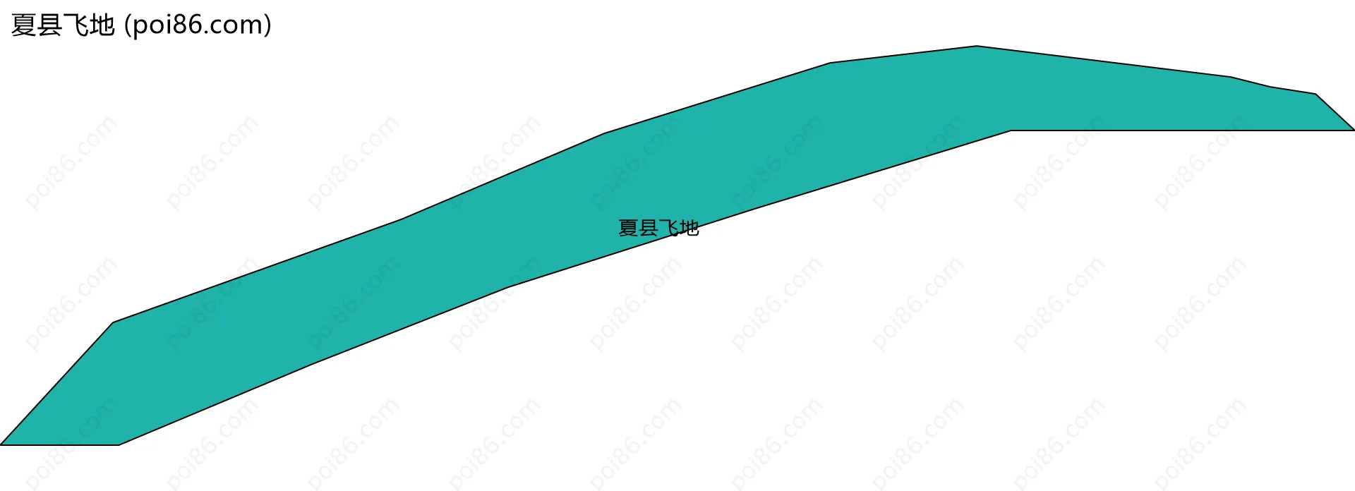 夏县飞地边界地图