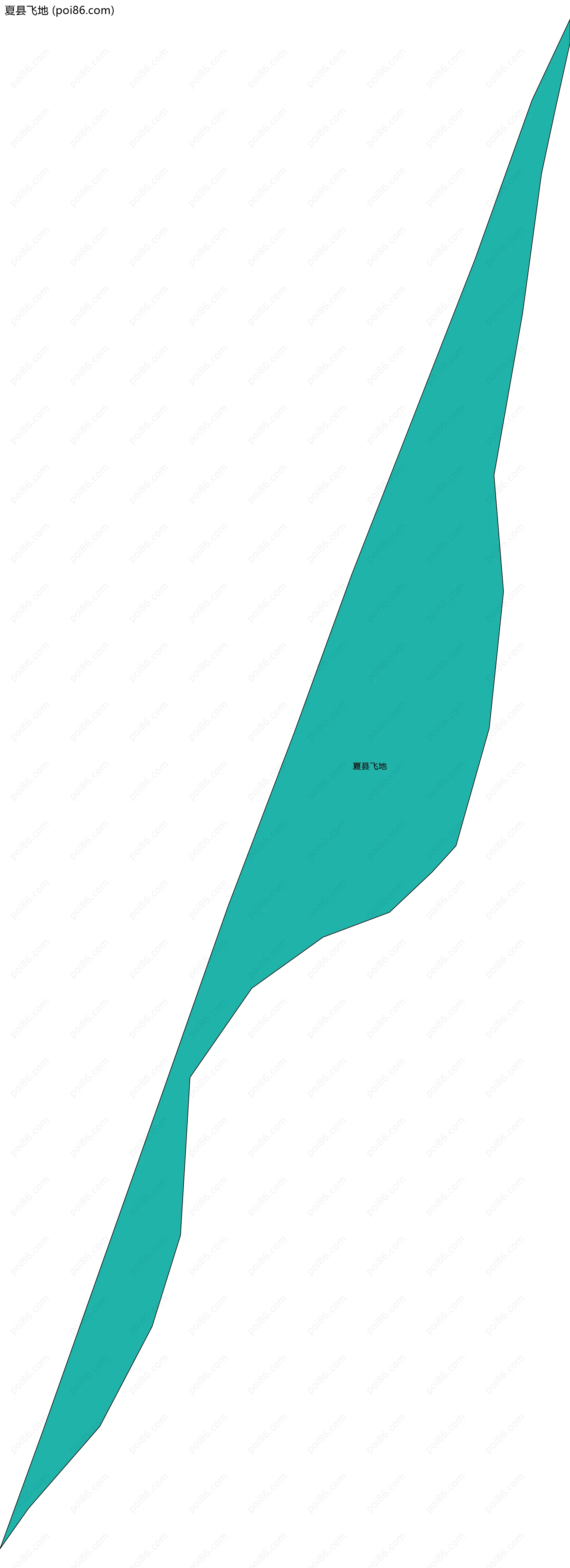 夏县飞地边界地图