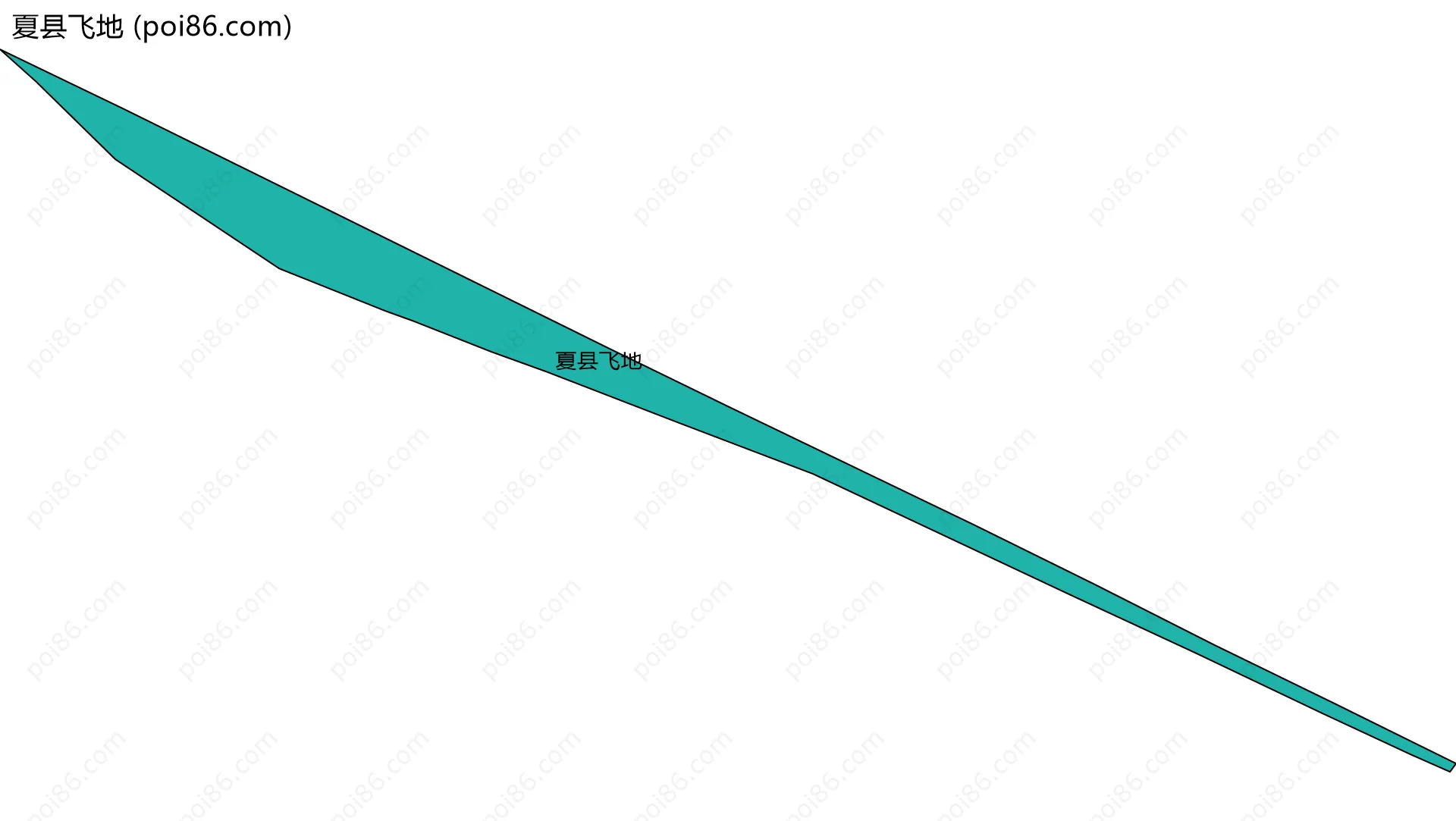 夏县飞地边界地图