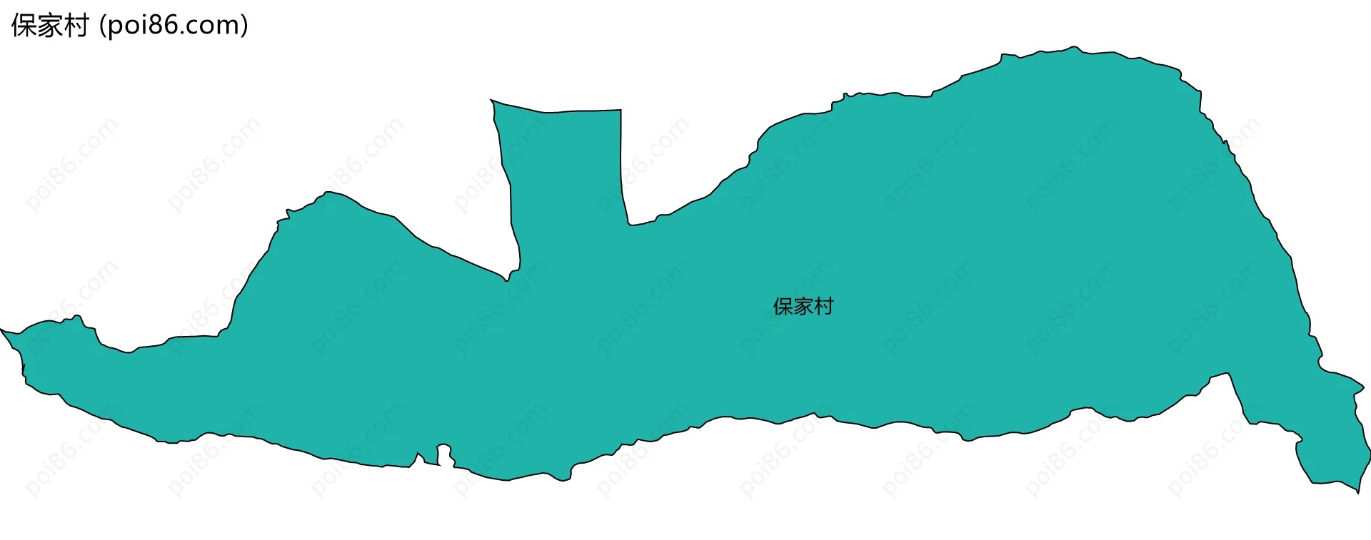 保家村边界地图