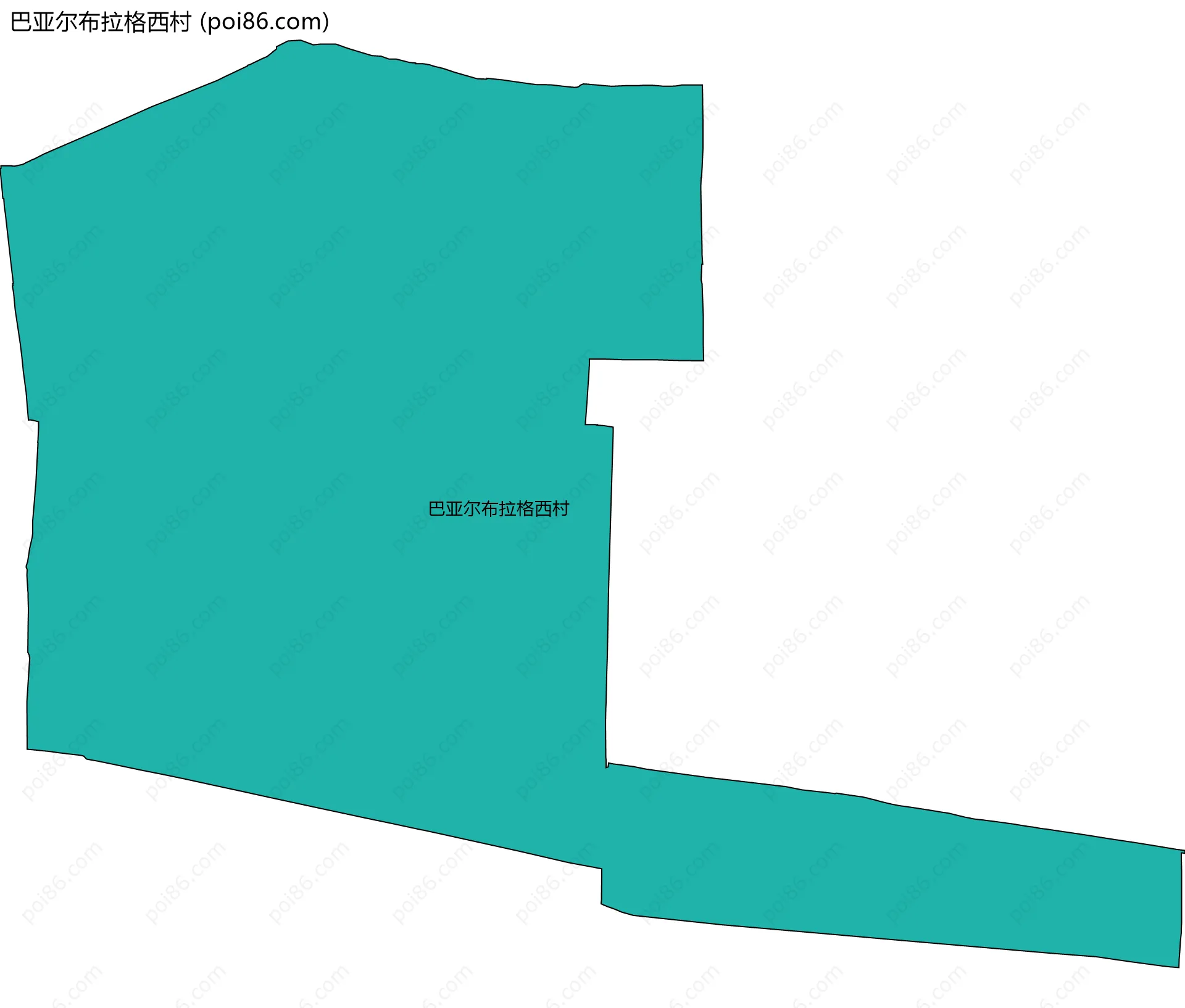 巴亚尔布拉格西村边界地图