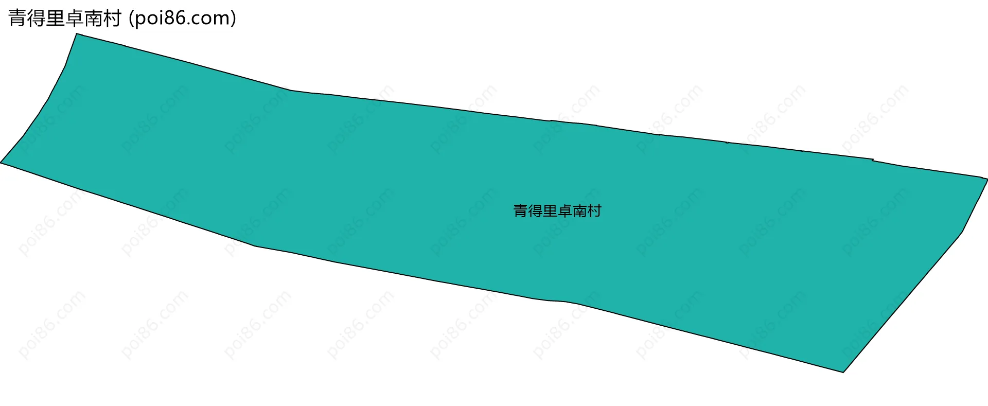 青得里卓南村边界地图