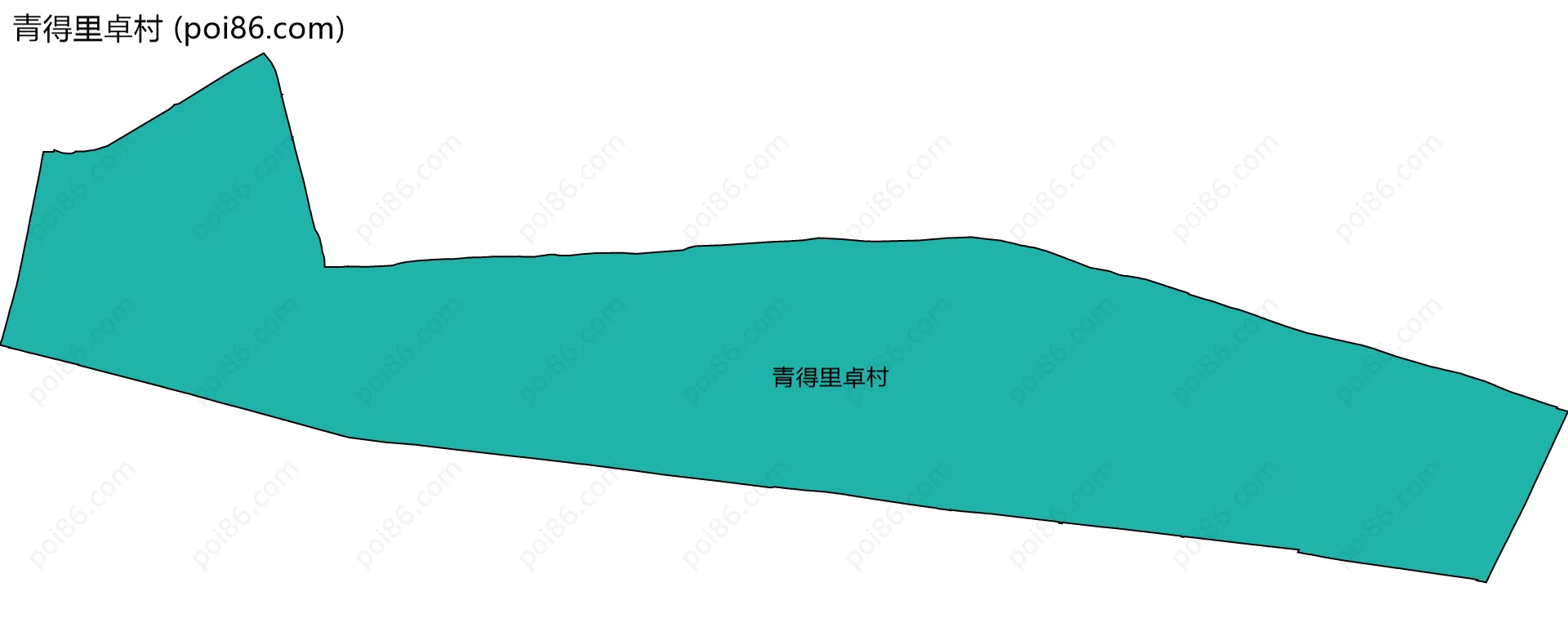 青得里卓村边界地图