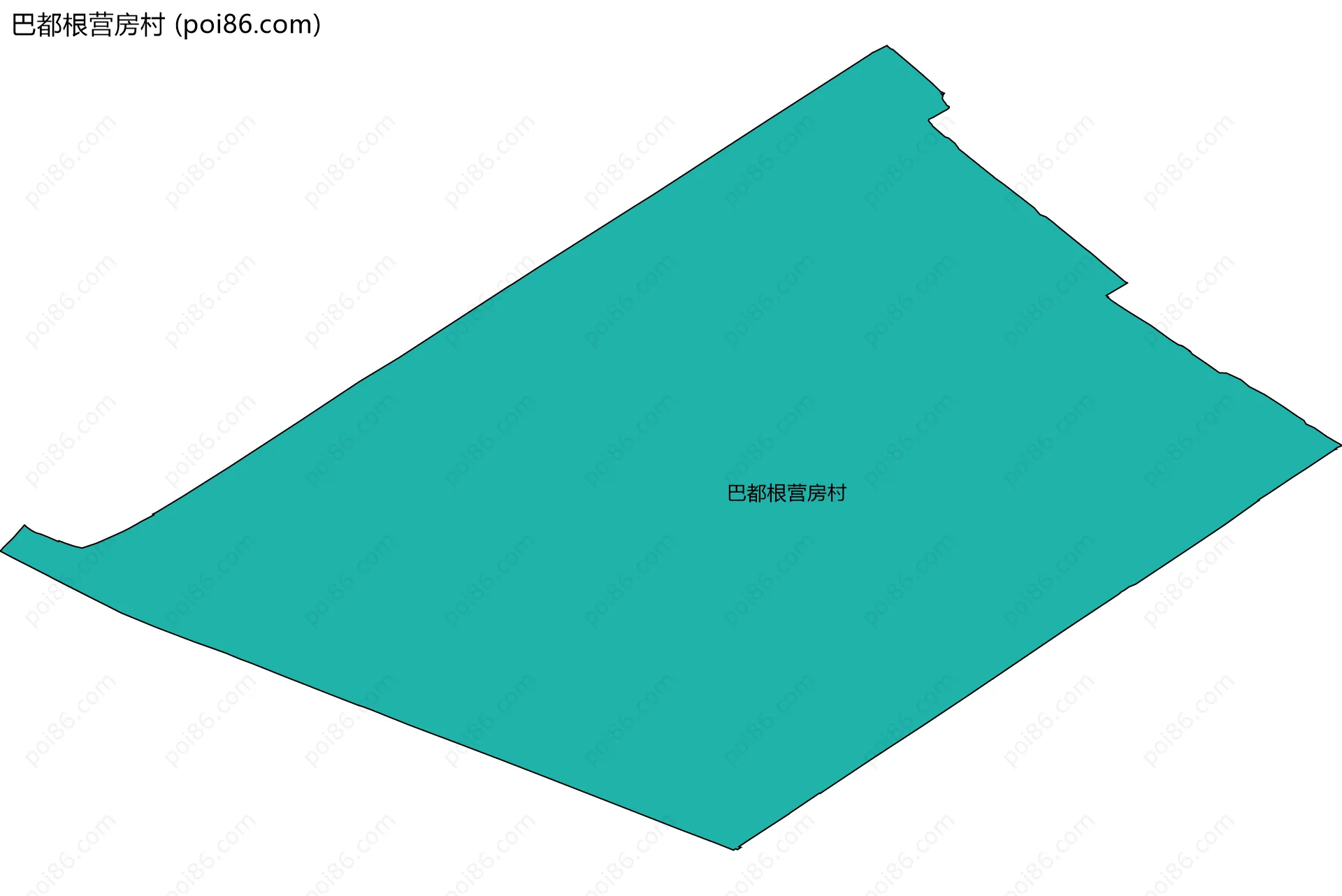 巴都根营房村边界地图