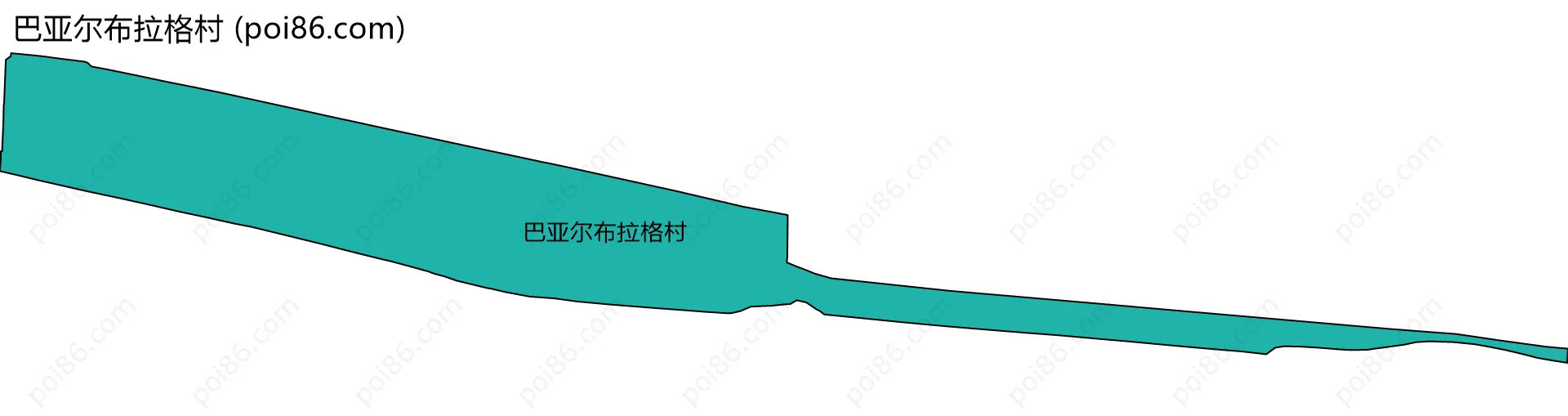 巴亚尔布拉格村边界地图